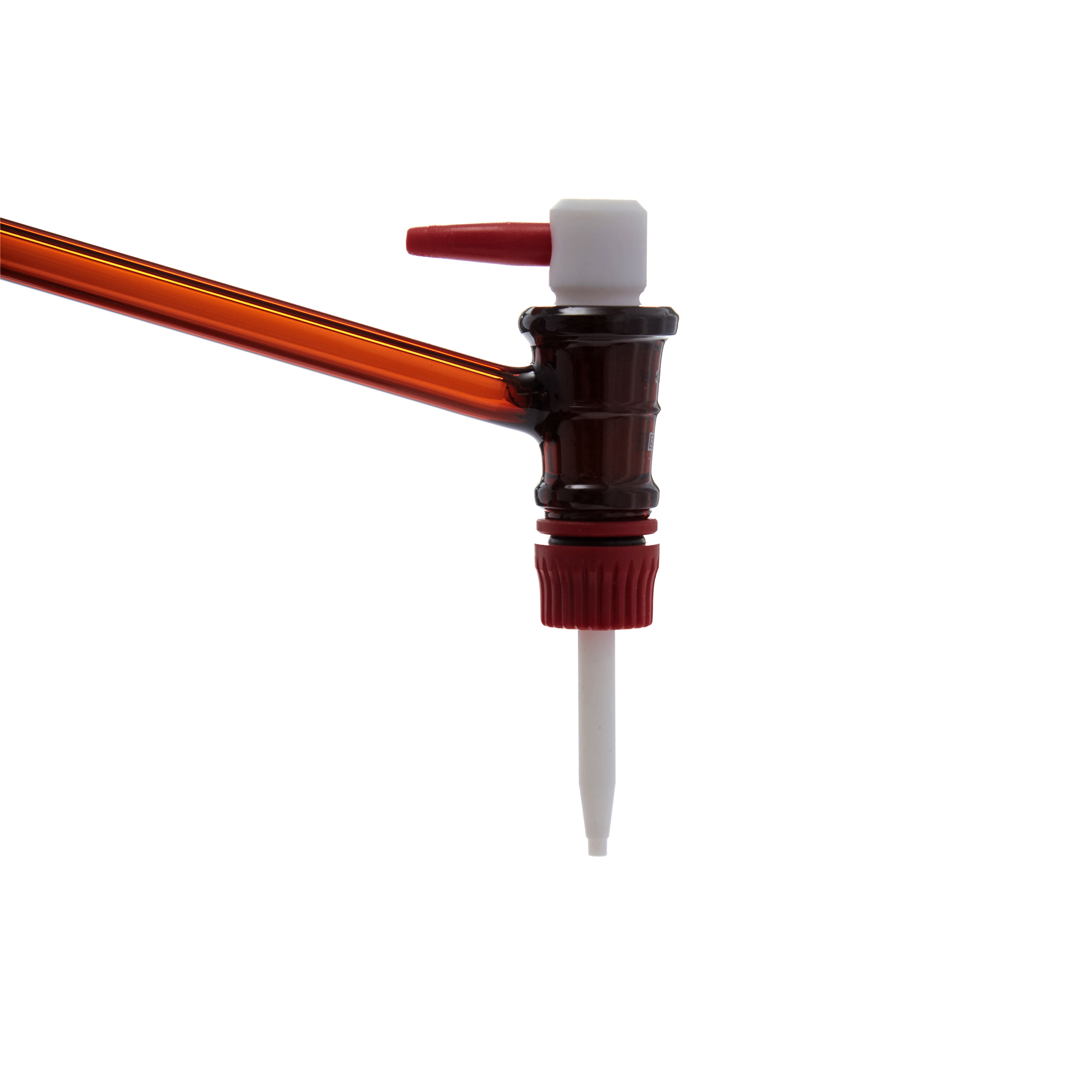 BURETA AUTOMÁTICA DE 25ml ÁMBAR. CON FRASCO. BRAND