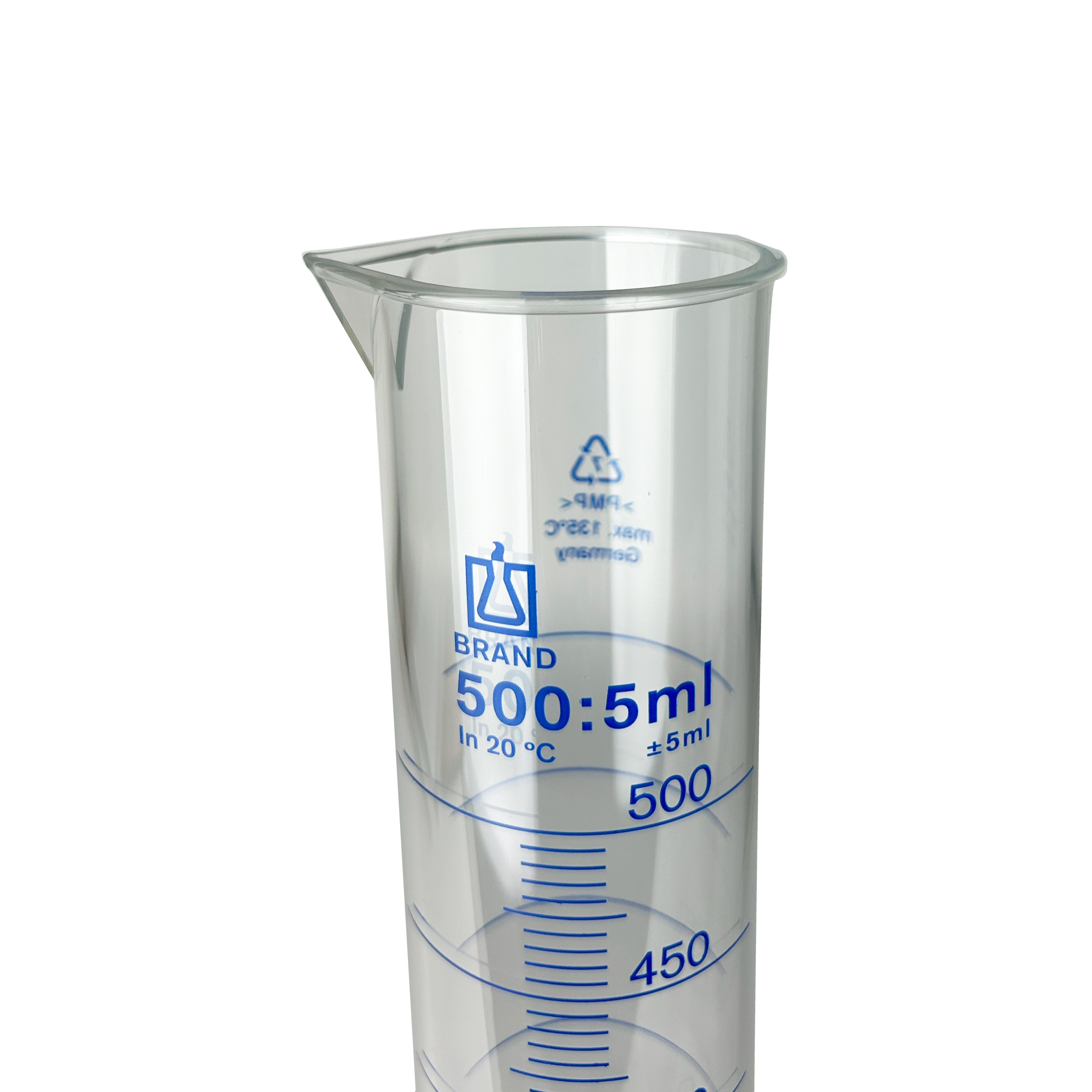 PROBETA GRADUADA DE PMP DE 500 ml, CLASE B DIN. BRAND