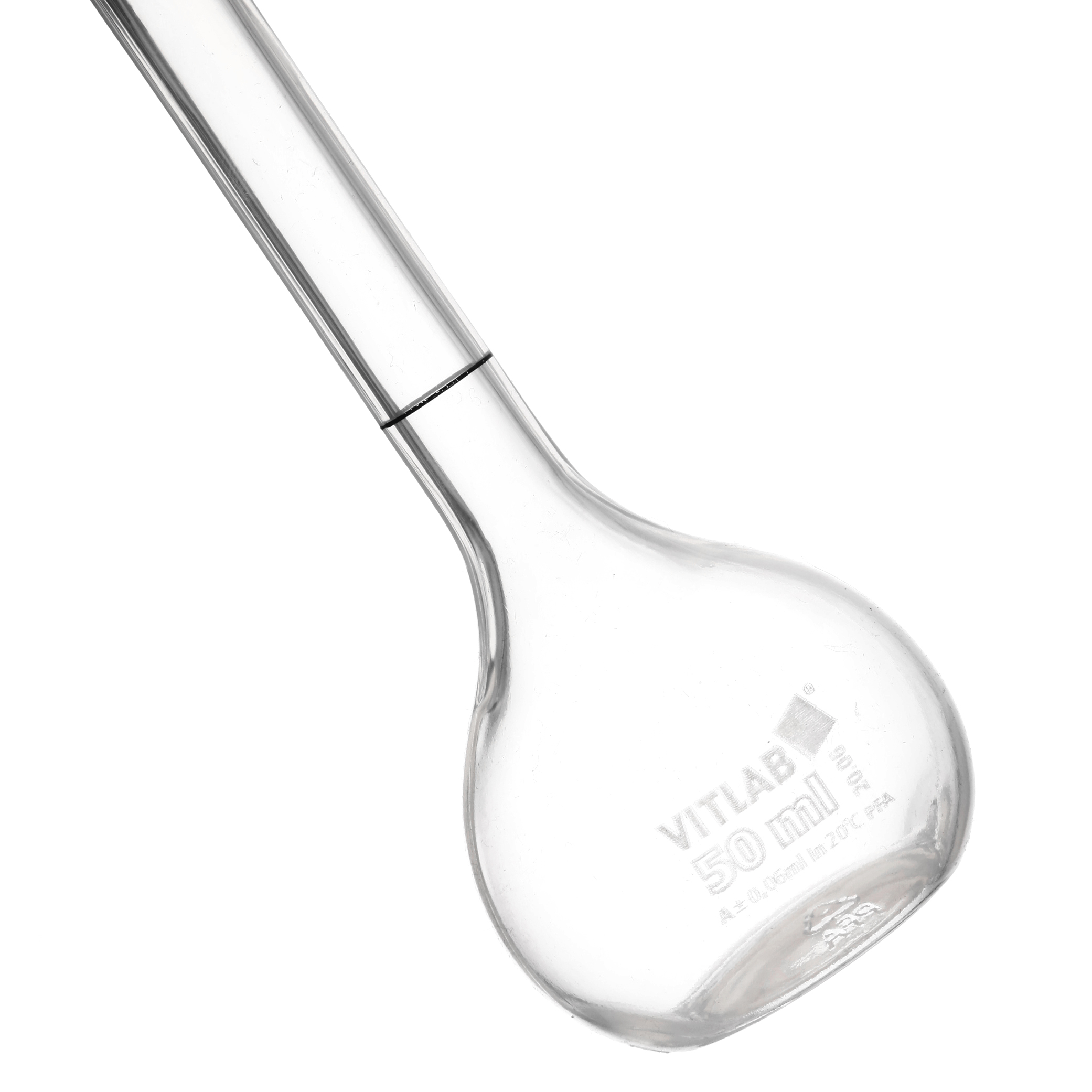 MATRAZ VOLUMÉTRICO DE PFA DE 50ml CLASE A DIN CON CERTIFICADO. BRAND
