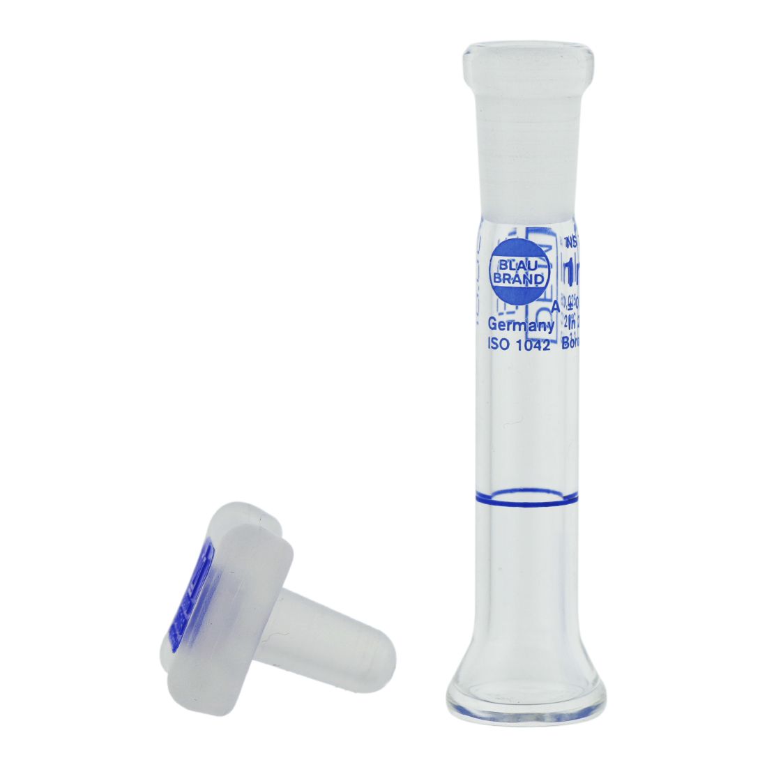 MATRAZ VOLUMÉTRICO DE 1ml TRAPEZOIDAL CLASE A DIN. BRAND