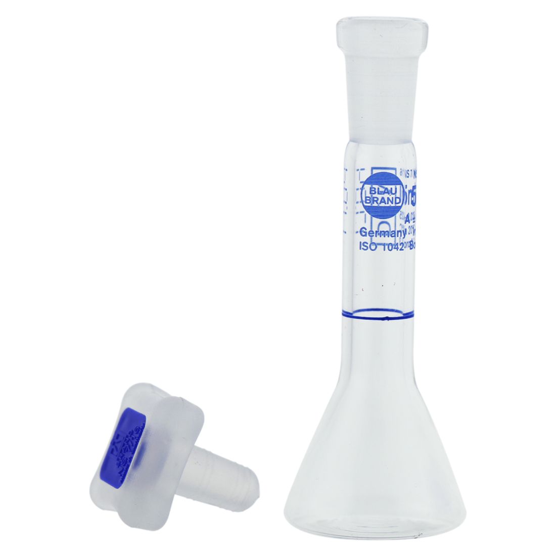 MATRAZ VOLUMÉTRICO DE 5ml TRAPEZOIDAL CLASE A DIN. BRAND