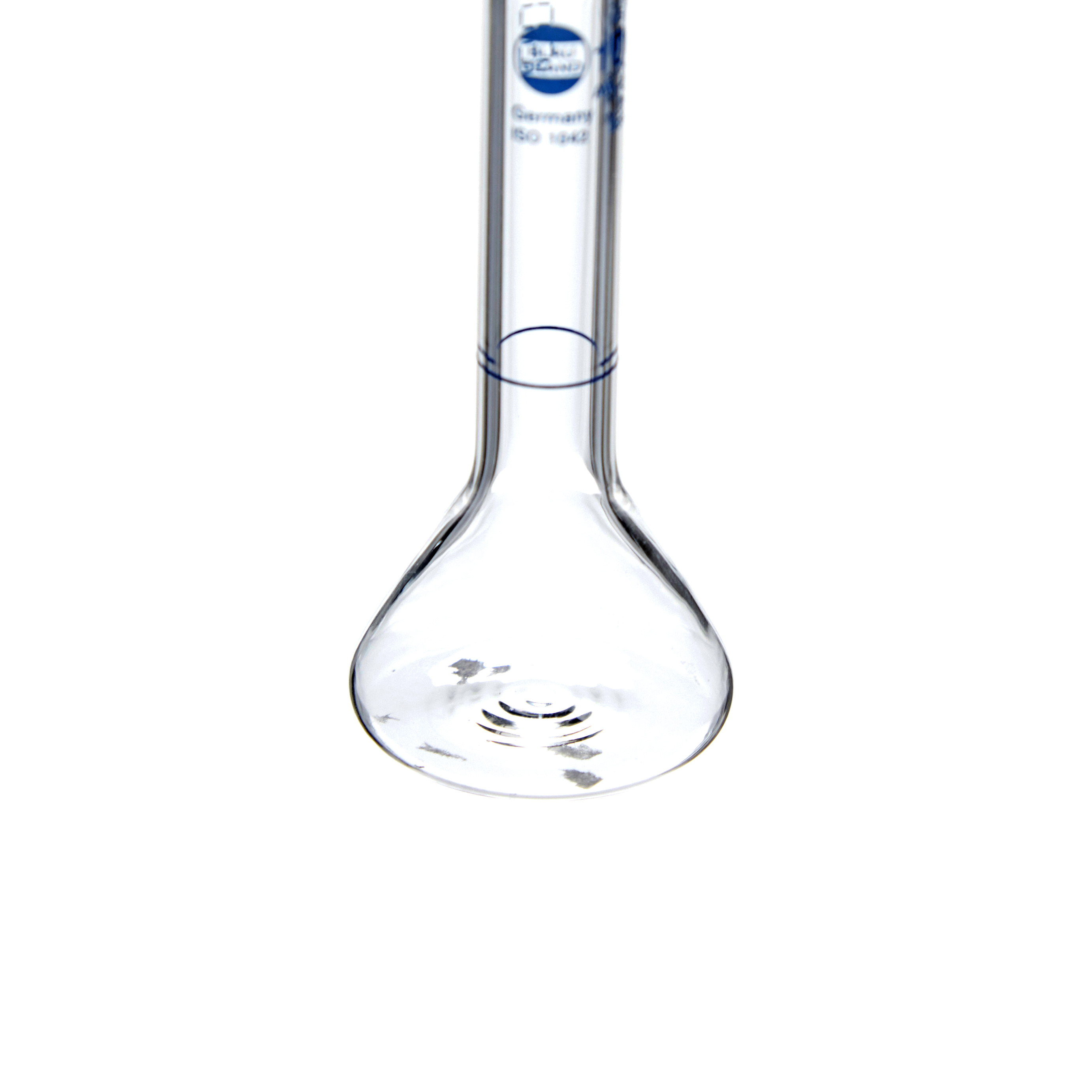 MATRAZ VOLUMÉTRICO DE 10ml CLASE A DIN. TRAPEZOIDAl. CUELLO ANCHO. BRAND
