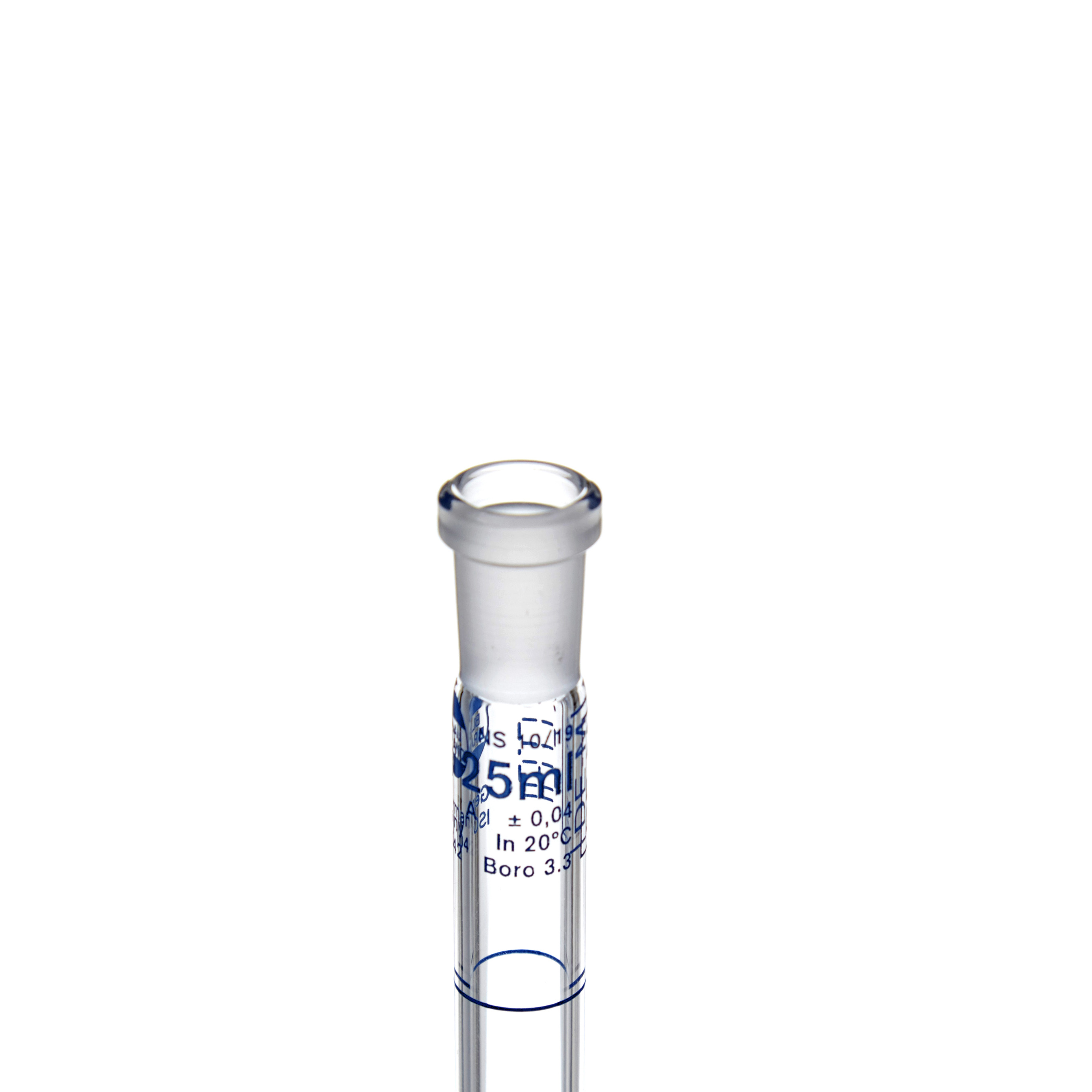 MATRAZ VOLUMÉTRICO DE 25ml CLASE A DIN. TRAPEZOIDAl. BRAND