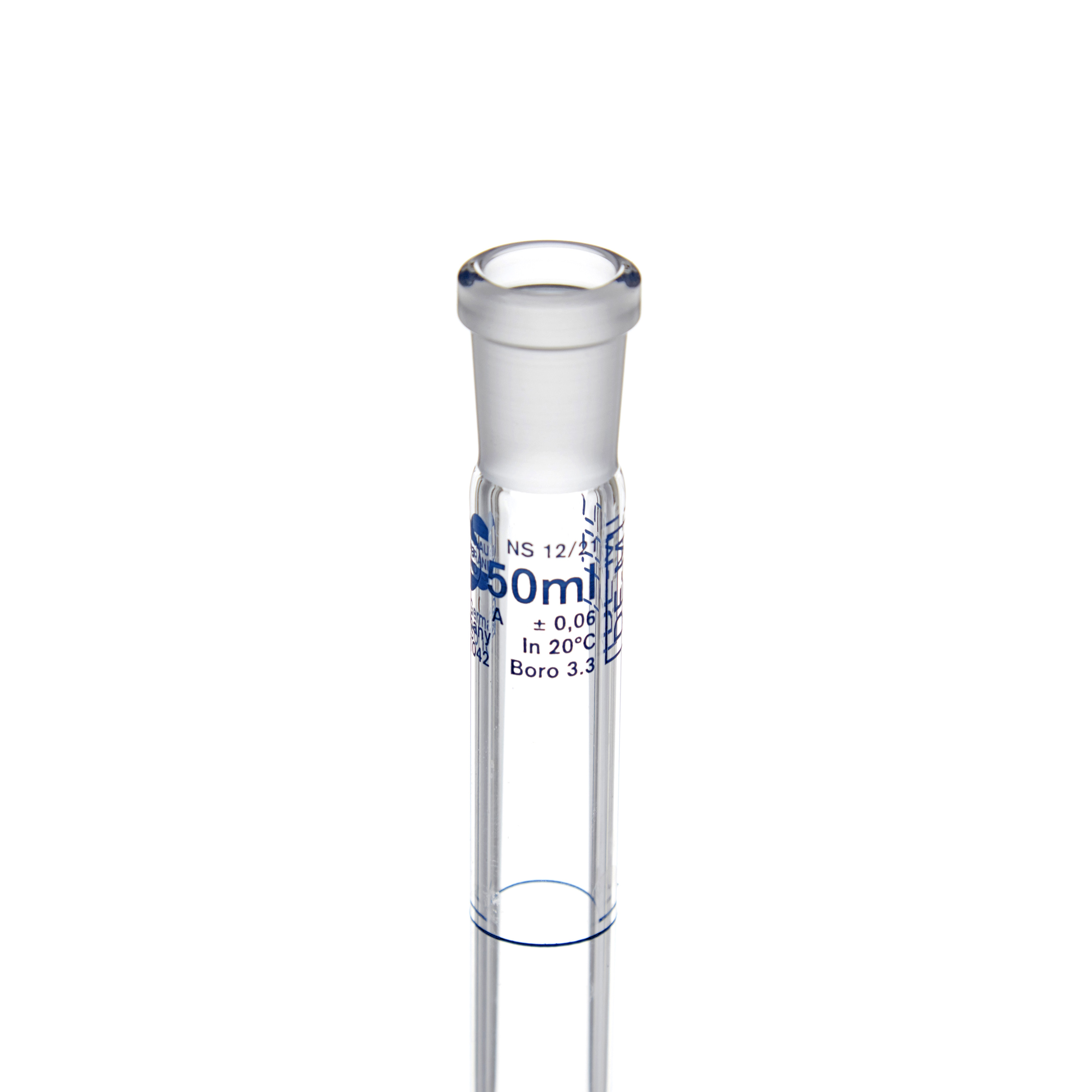 MATRAZ VOLUMÉTRICO DE 50ml CLASE A DIN. TRAPEZOIDAl. BRAND