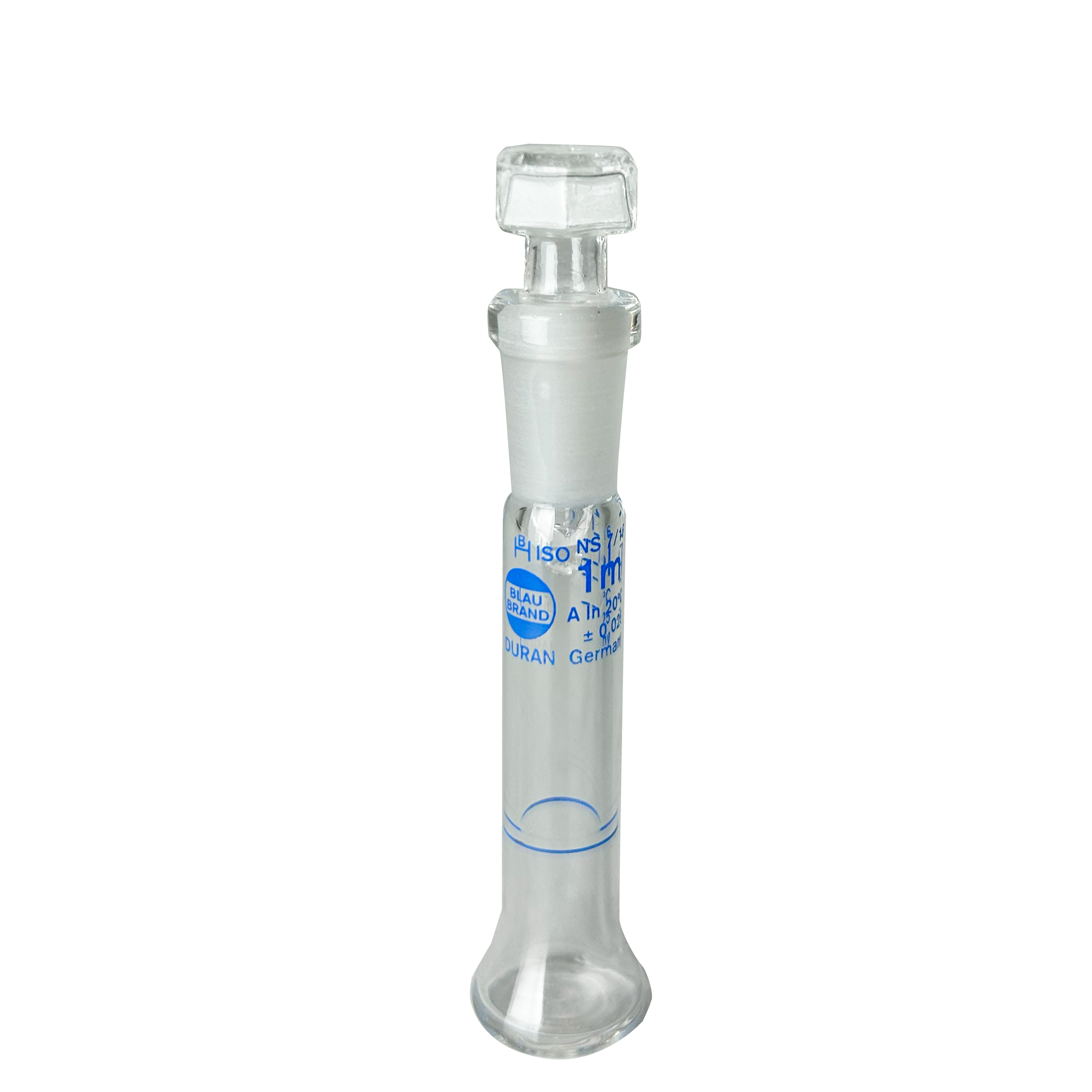 MATRAZ VOLUMÉTRICO DE 1 ml, TRAPEZOIDAL CLASE A DIN. BRAND