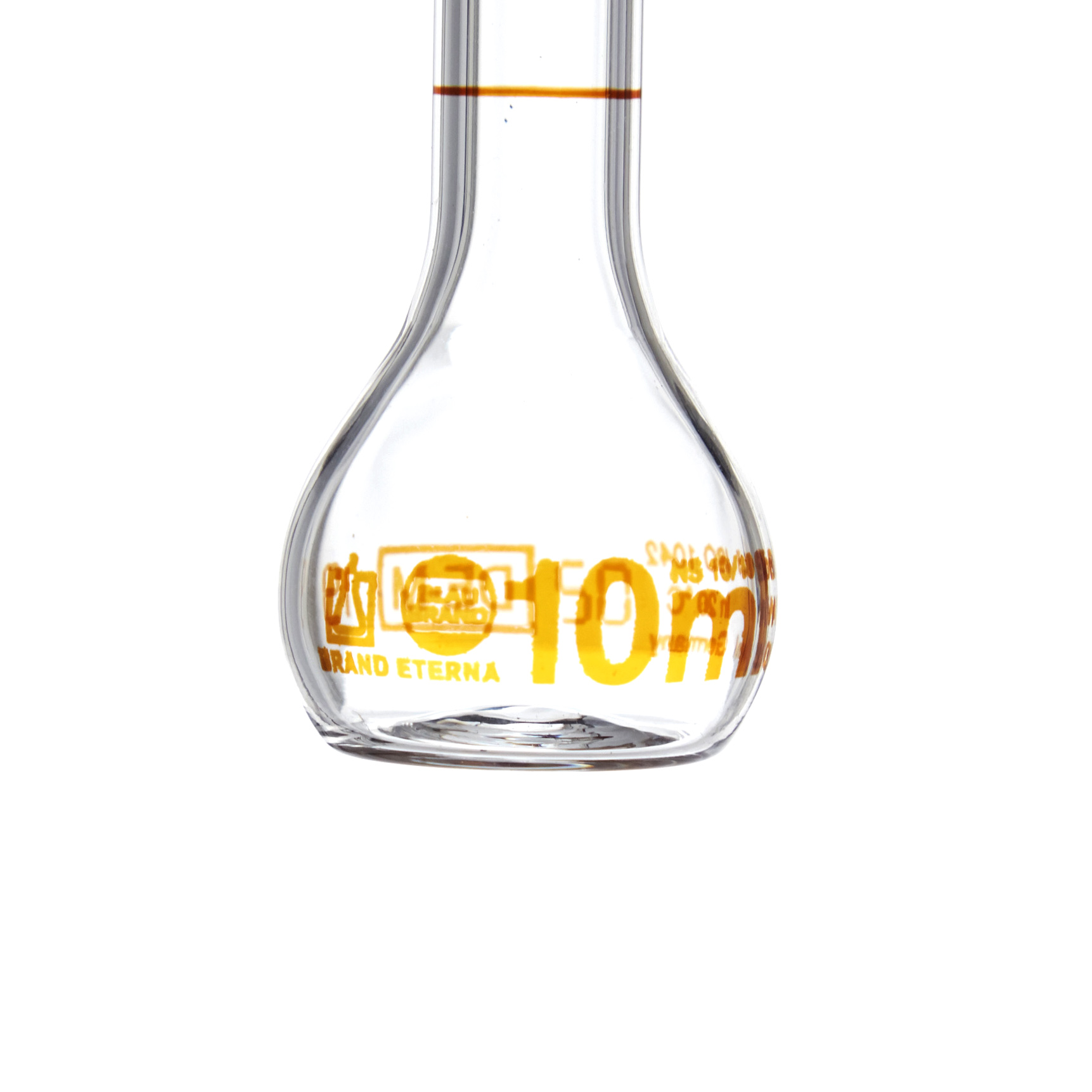 MATRAZ VOLUMÉTRICO DE 10ml CLASE A DIN. CUELLO ANCHO. BRAND