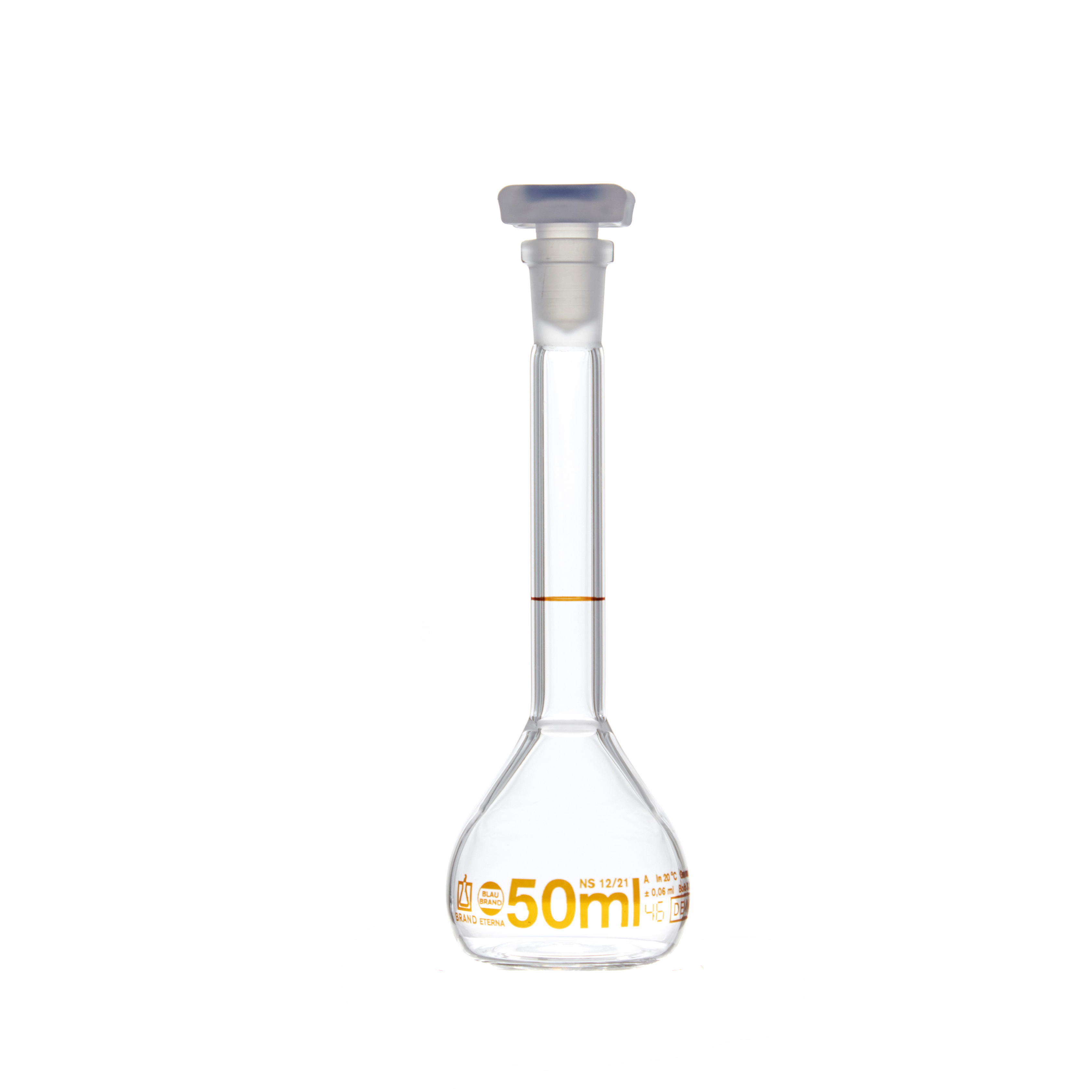 MATRAZ VOLUMÉTRICO DE 50ml CLASE A DIN. BRAND