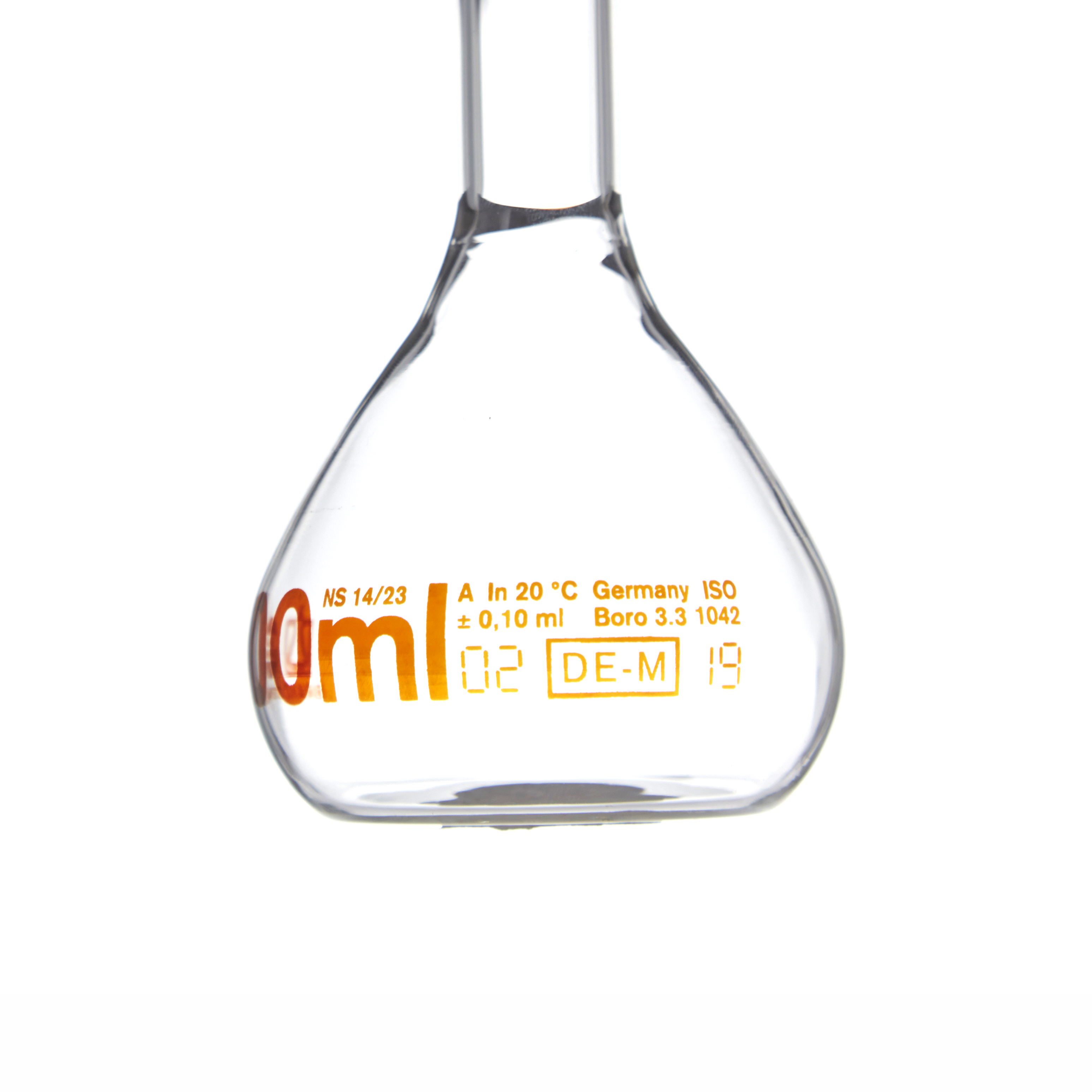 MATRAZ VOLUMÉTRICO DE 100ml CLASE A DIN. BRAND