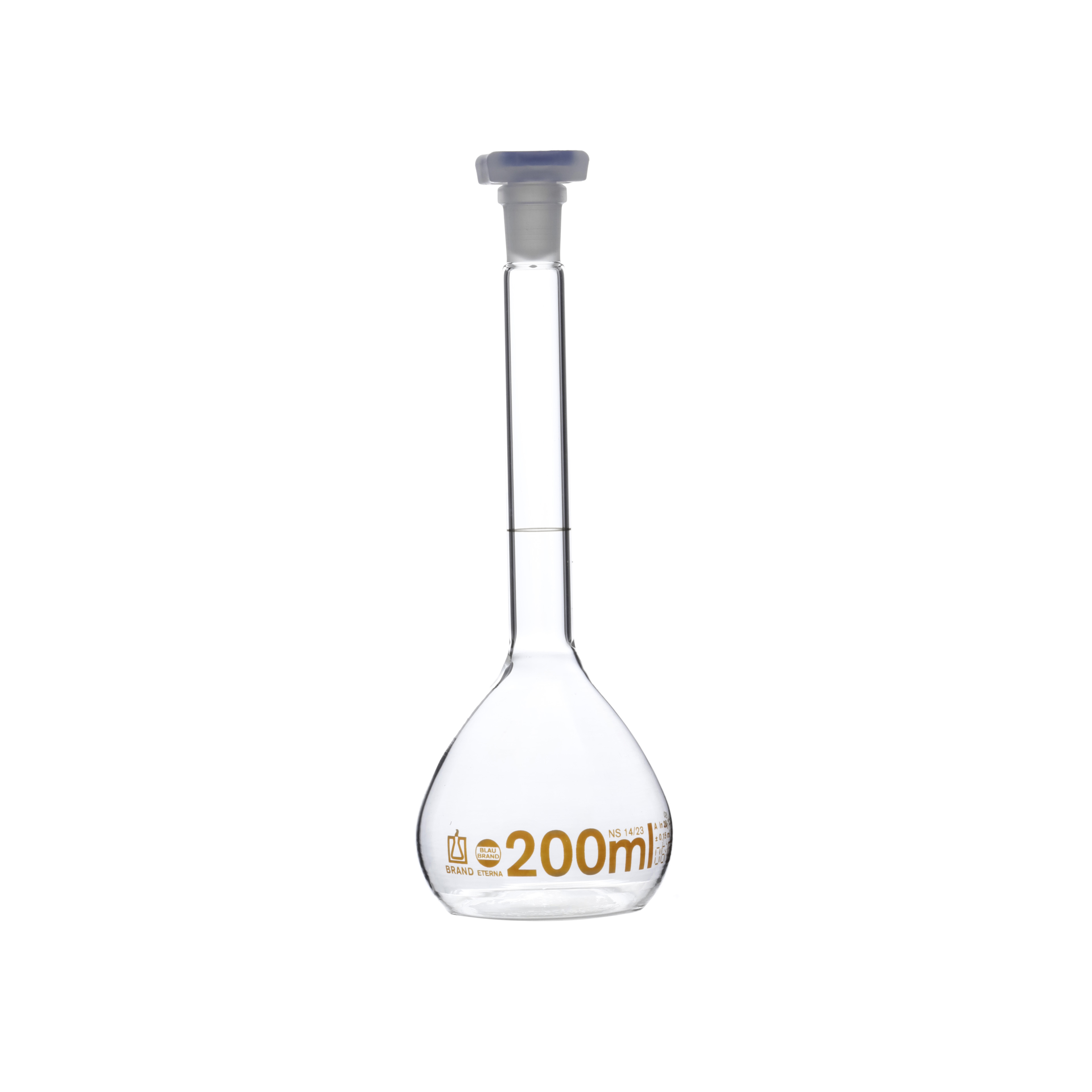 MATRAZ VOLUMÉTRICO DE 200ml CLASE A DIN. BRAND