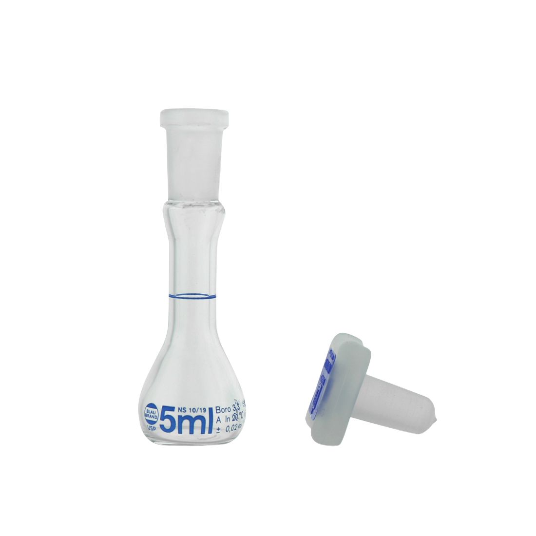 MATRAZ VOLUMÉTRICO DE 5ml USP. BRAND