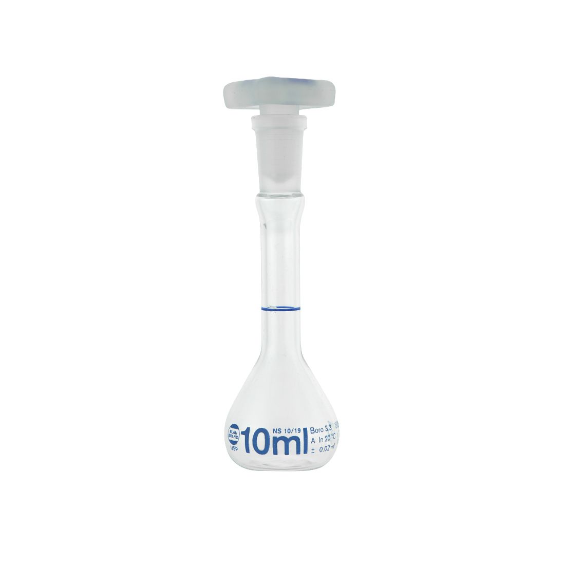 MATRAZ VOLUMÉTRICO DE 10ml USP. BRAND