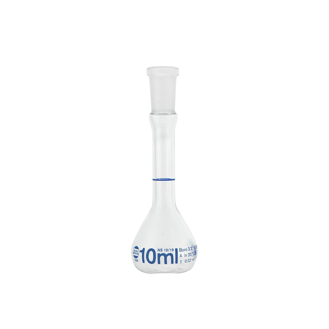 MATRAZ VOLUMÉTRICO DE 10ml USP. BRAND