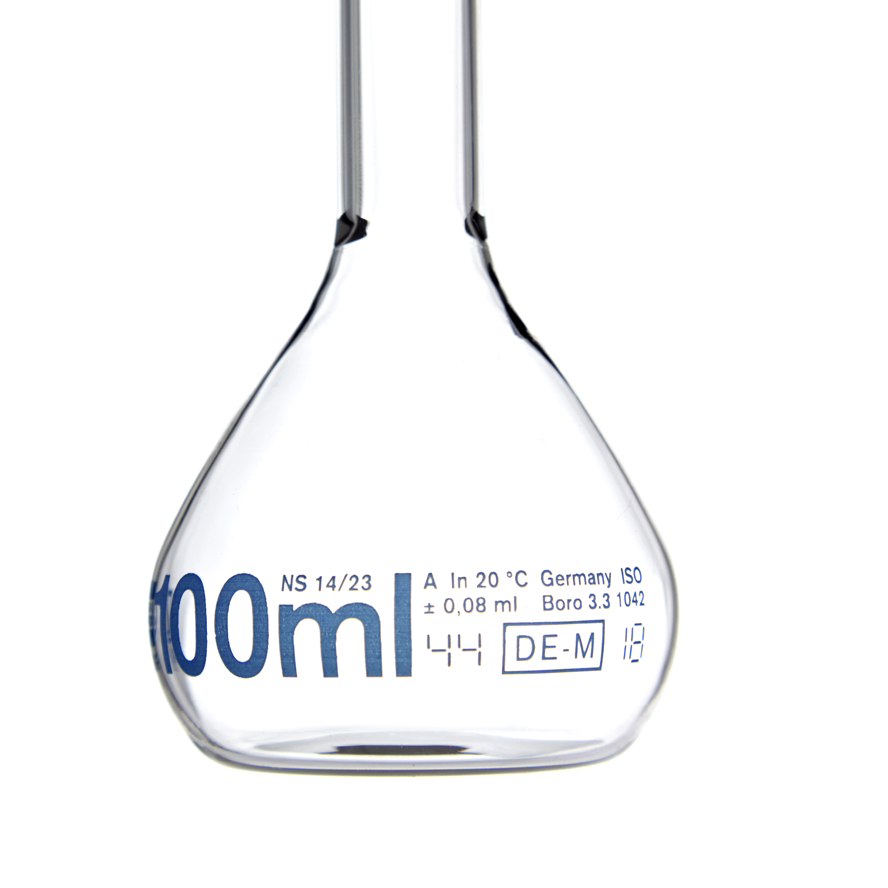 MATRAZ VOLUMÉTRICO DE 100ml USP. BRAND