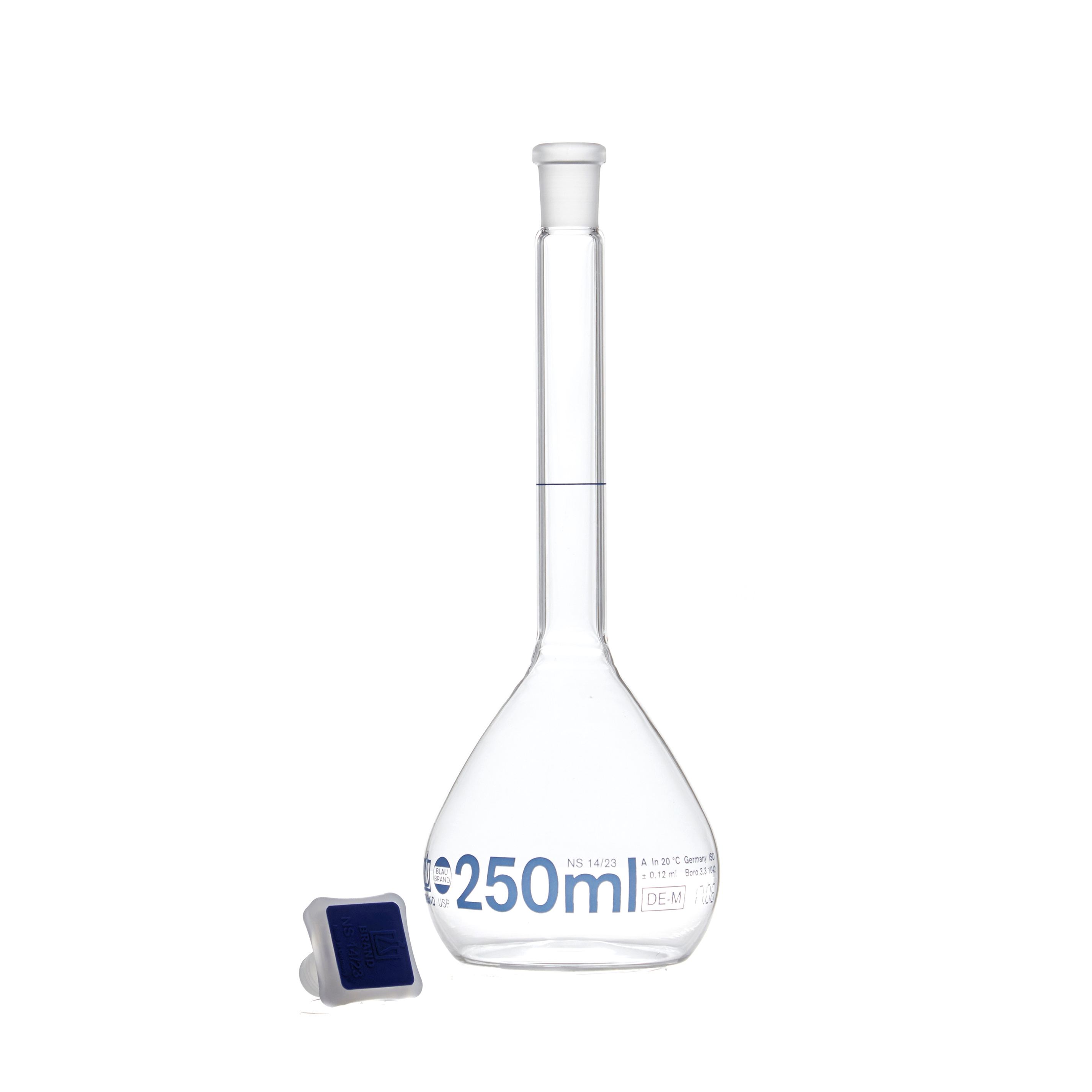 MATRAZ VOLUMÉTRICO DE 250ml USP. BRAND