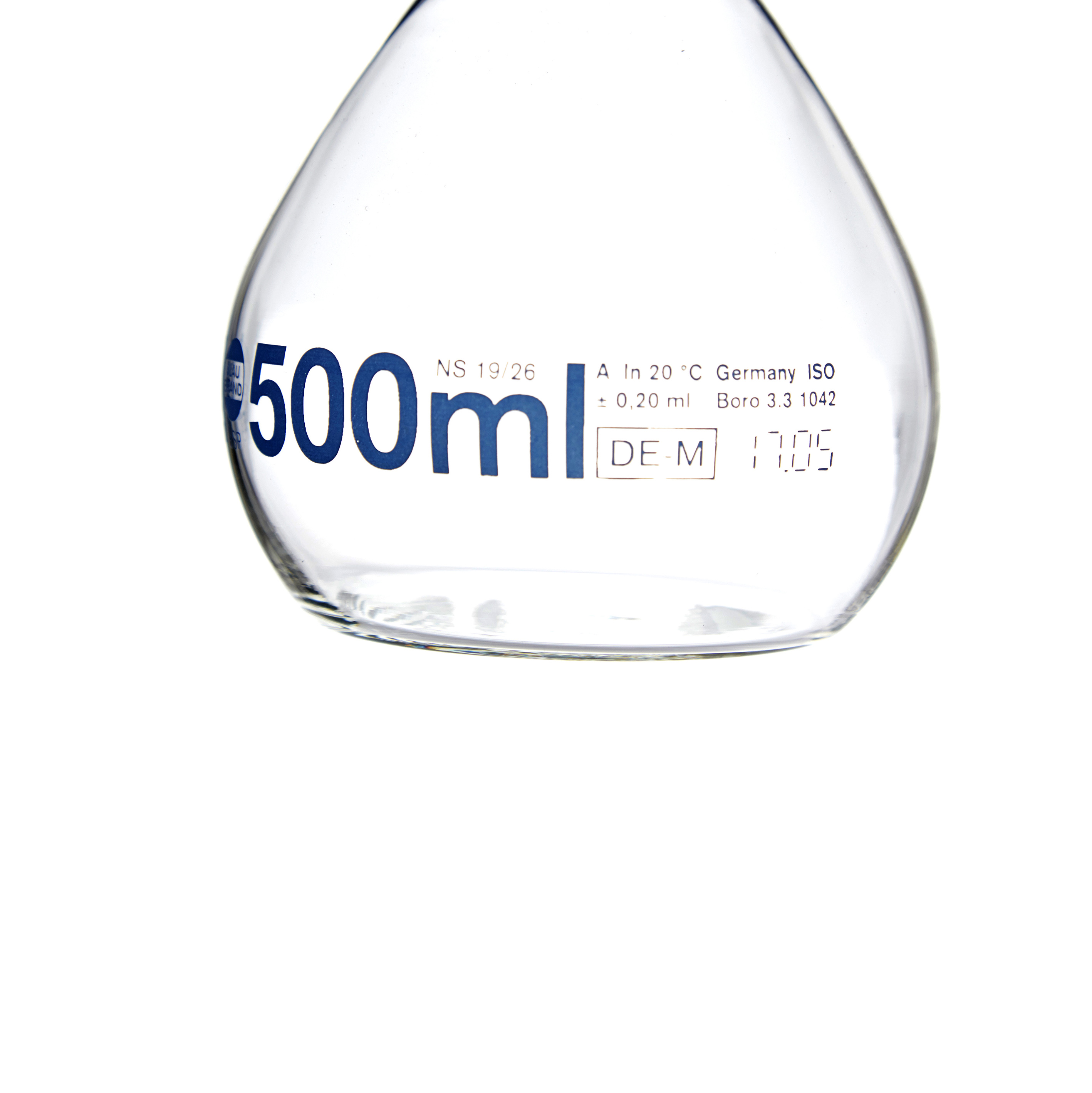 MATRAZ VOLUMÉTRICO DE 500ml USP. BRAND