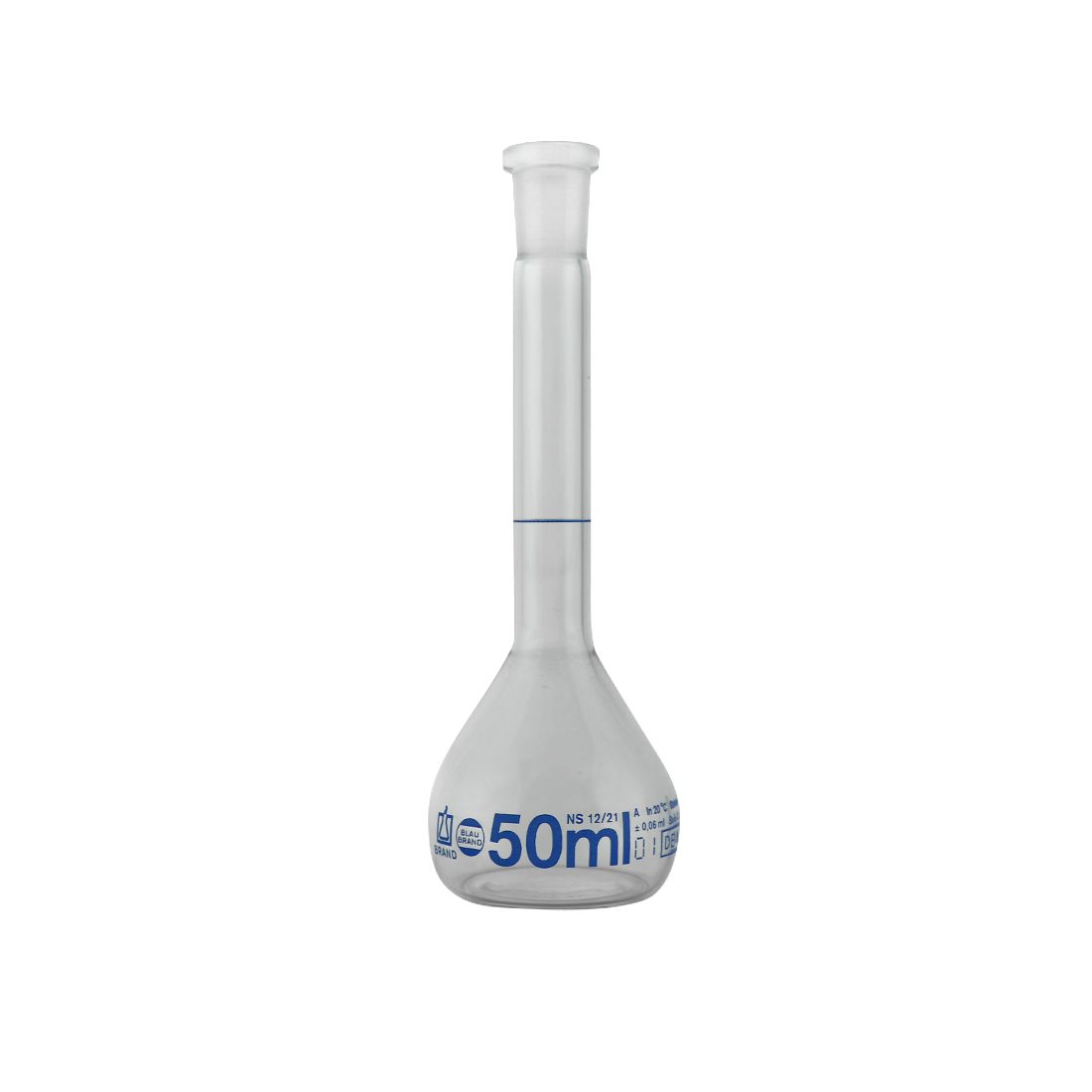 MATRAZ VOLUMÉTRICO DE 50ml CLASE A DIN. BRAND
