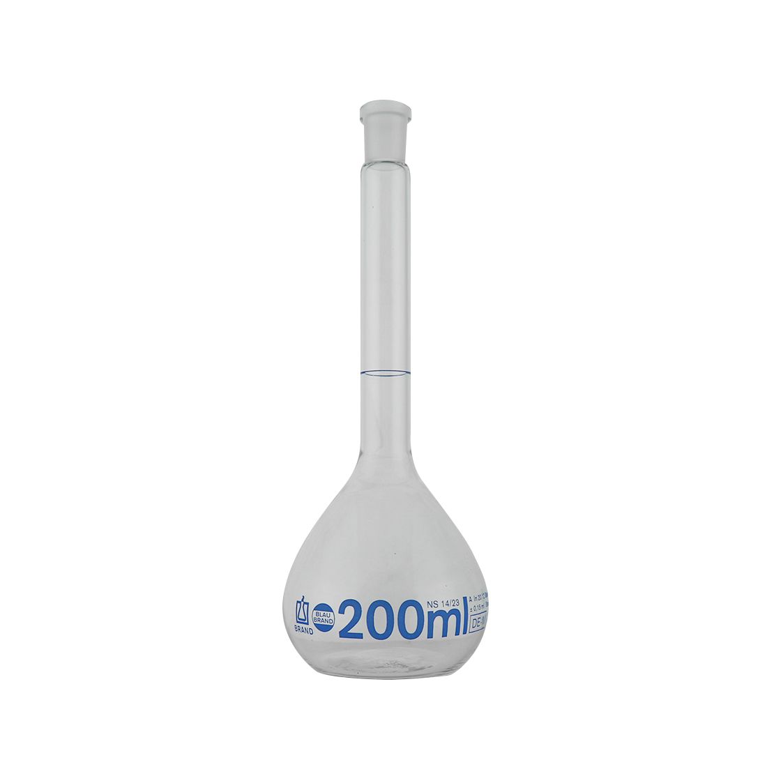 MATRAZ VOLUMÉTRICO DE 200ml CLASE A DIN. BRAND
