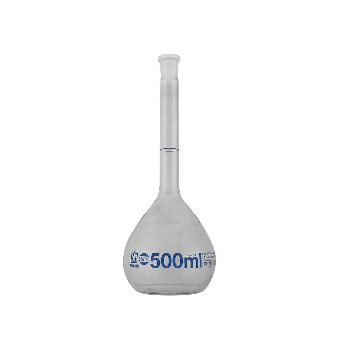 MATRAZ VOLUMÉTRICO DE 500ml CLASE A DIN. BRAND