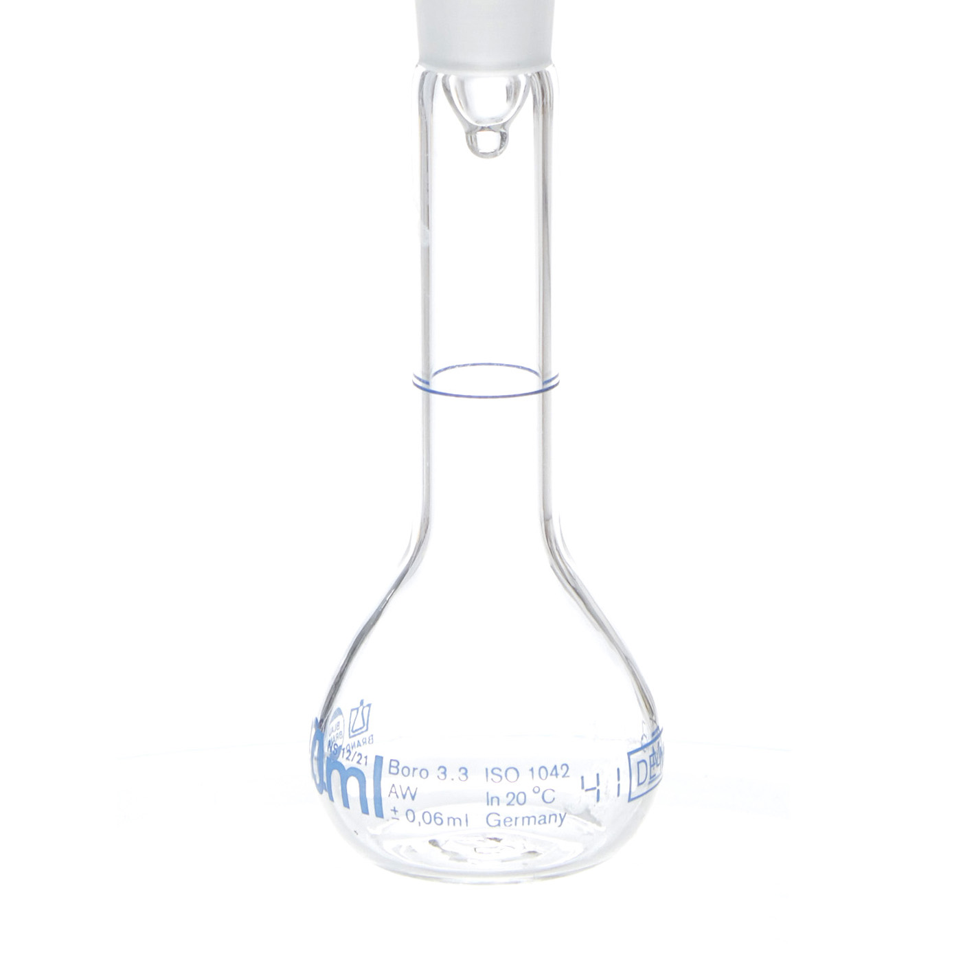 MATRAZ VOLUMÉTRICO DE 20ml CLASE A DIN. BRAND