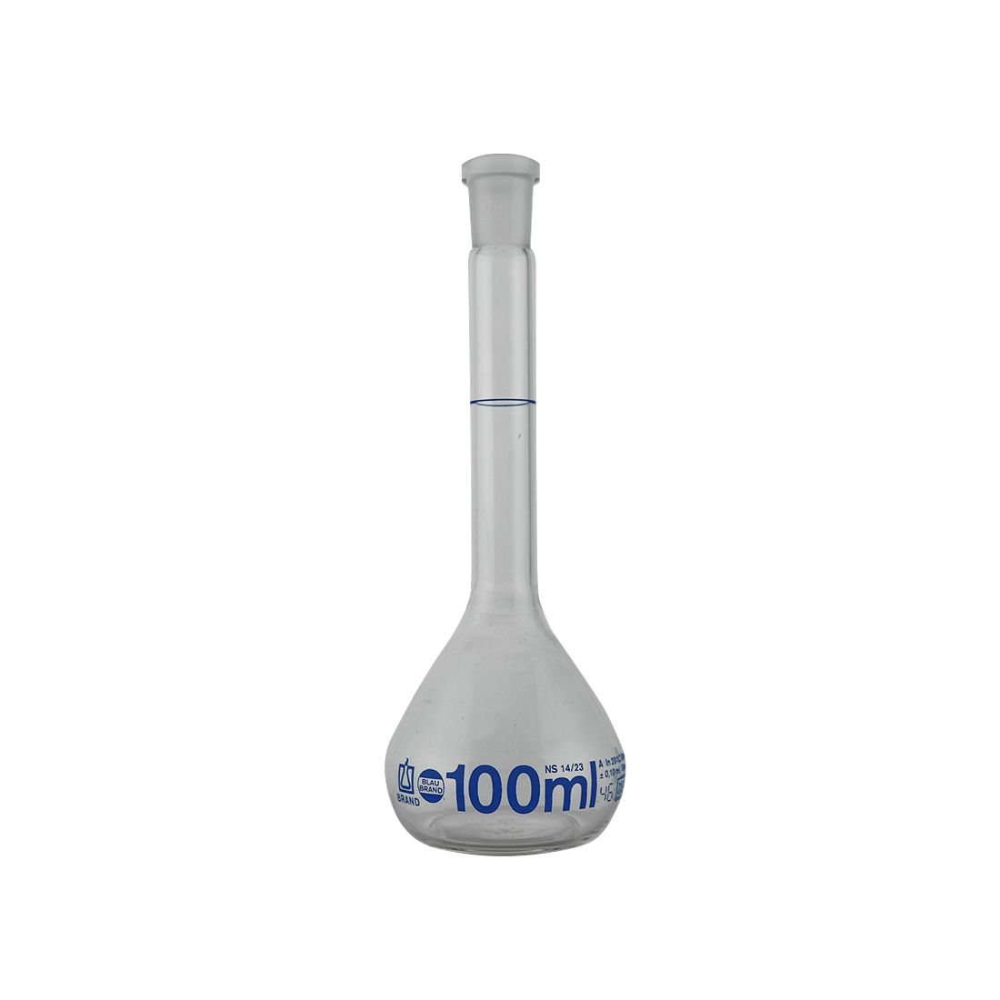 MATRAZ VOLUMÉTRICO DE 100ml CLASE A DIN. BRAND