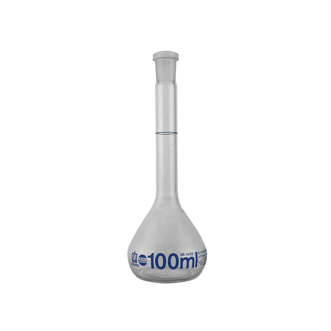 MATRAZ VOLUMÉTRICO DE 100ml CLASE A DIN. BRAND