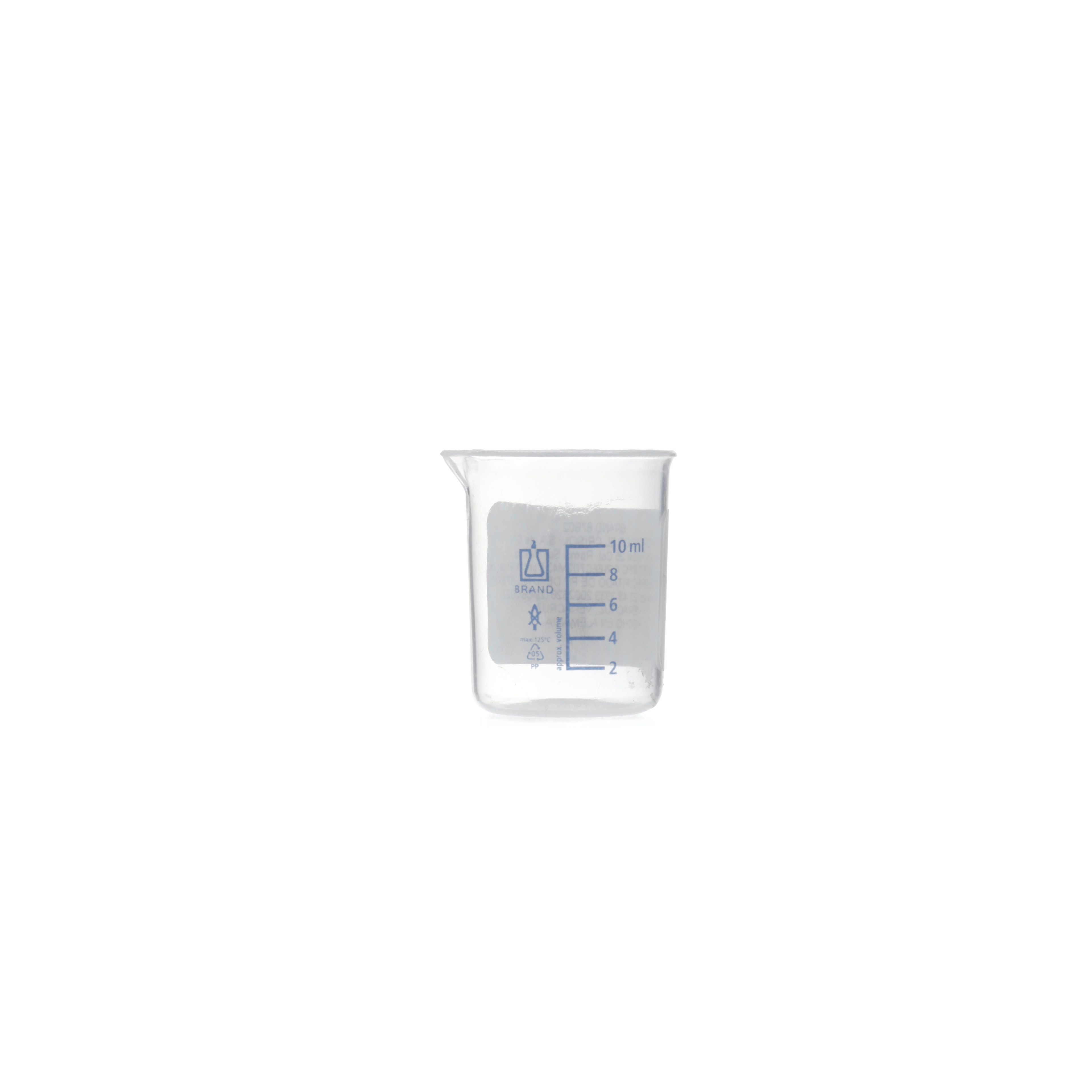 VASO DE PRECIPITADO DE PP DE 10ml. BRAND