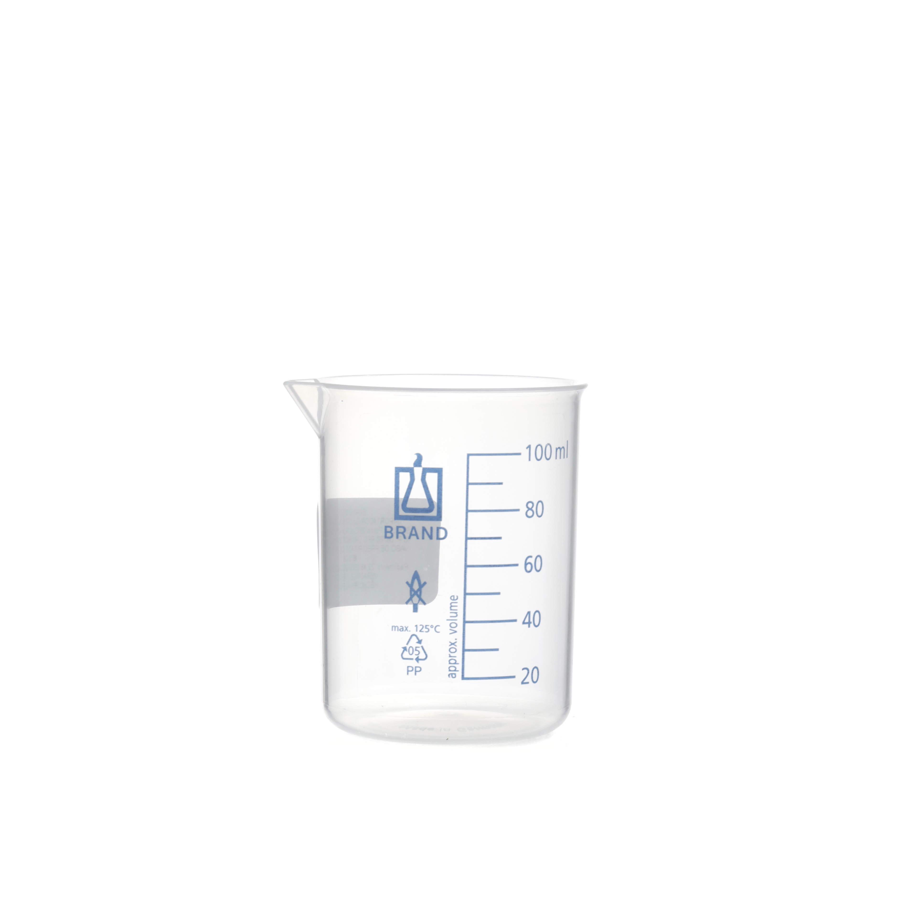 VASO DE PRECIPITADO DE PP DE 100ml. BRAND