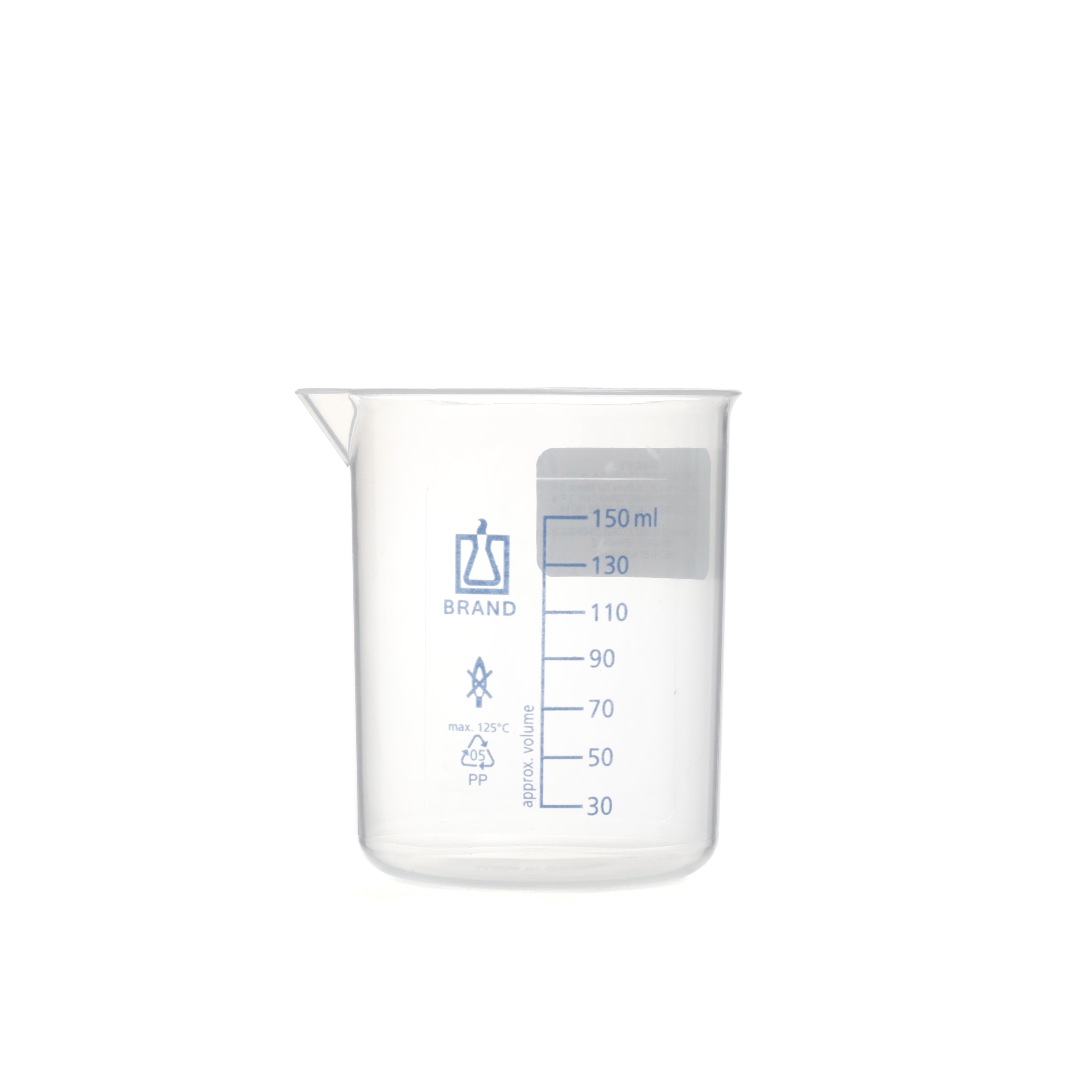 VASO DE PRECIPITADO DE PP DE 150ml. BRAND