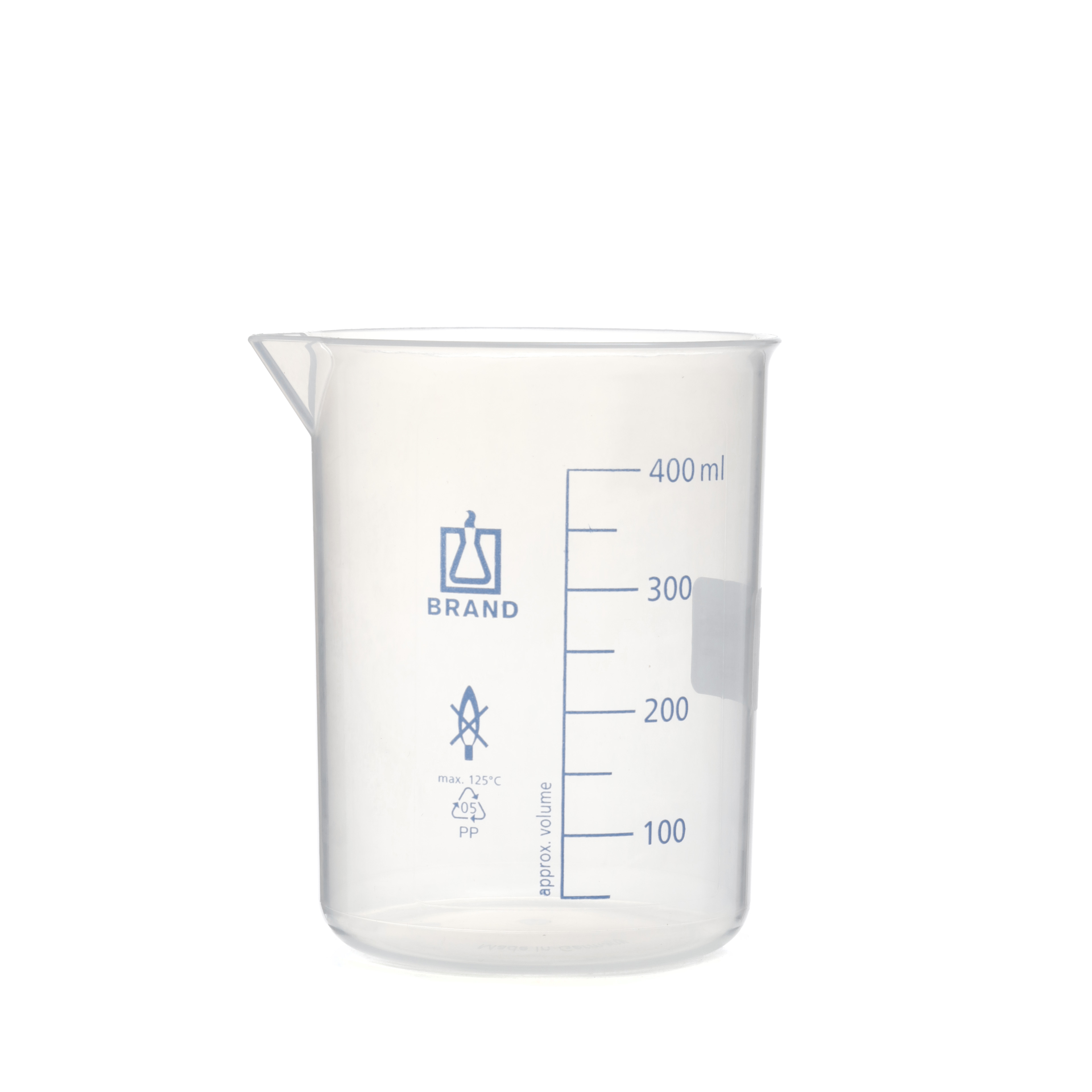 VASO DE PRECIPITADO DE PP DE 400ml. BRAND
