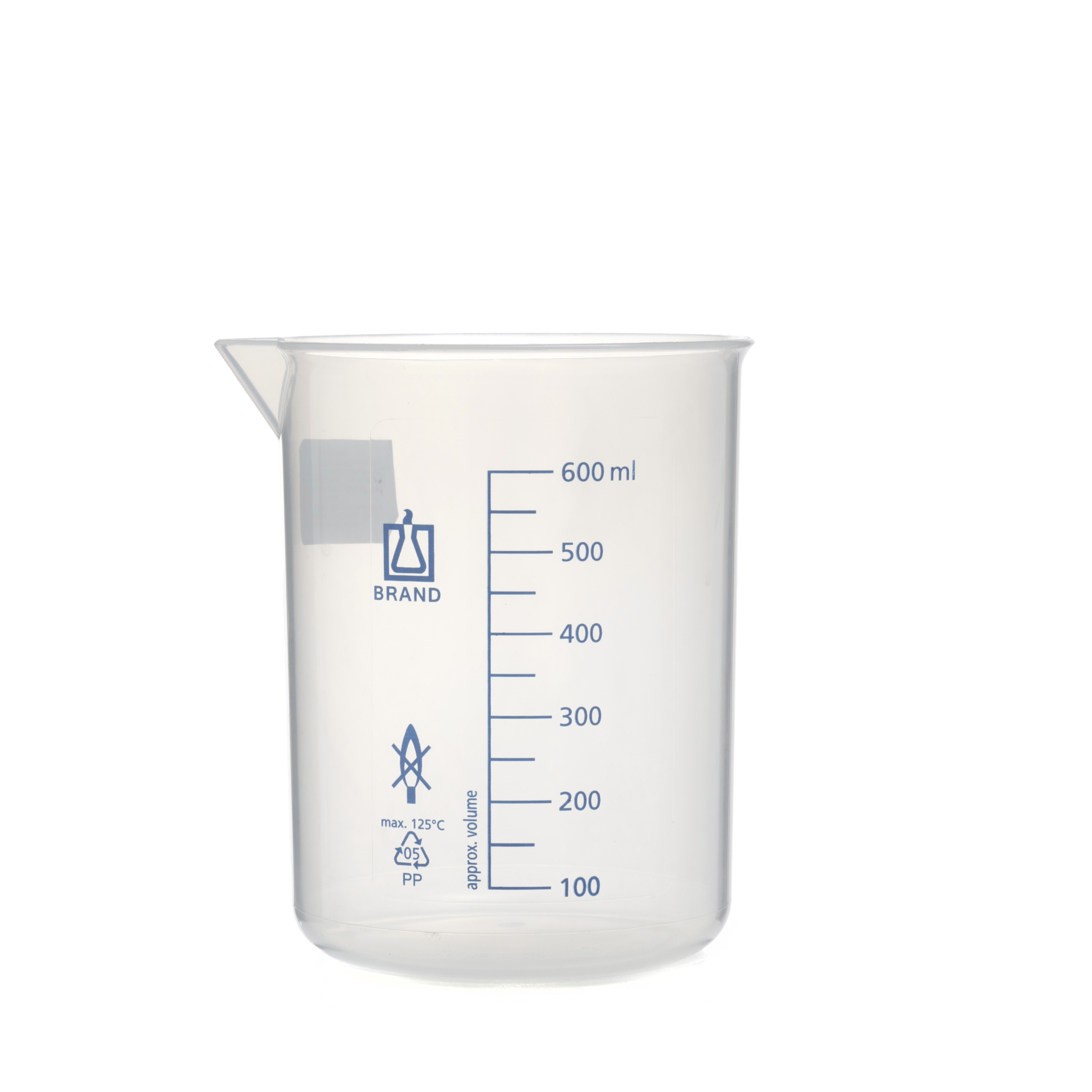 VASO DE PRECIPITADO DE PP DE 600ml. BRAND