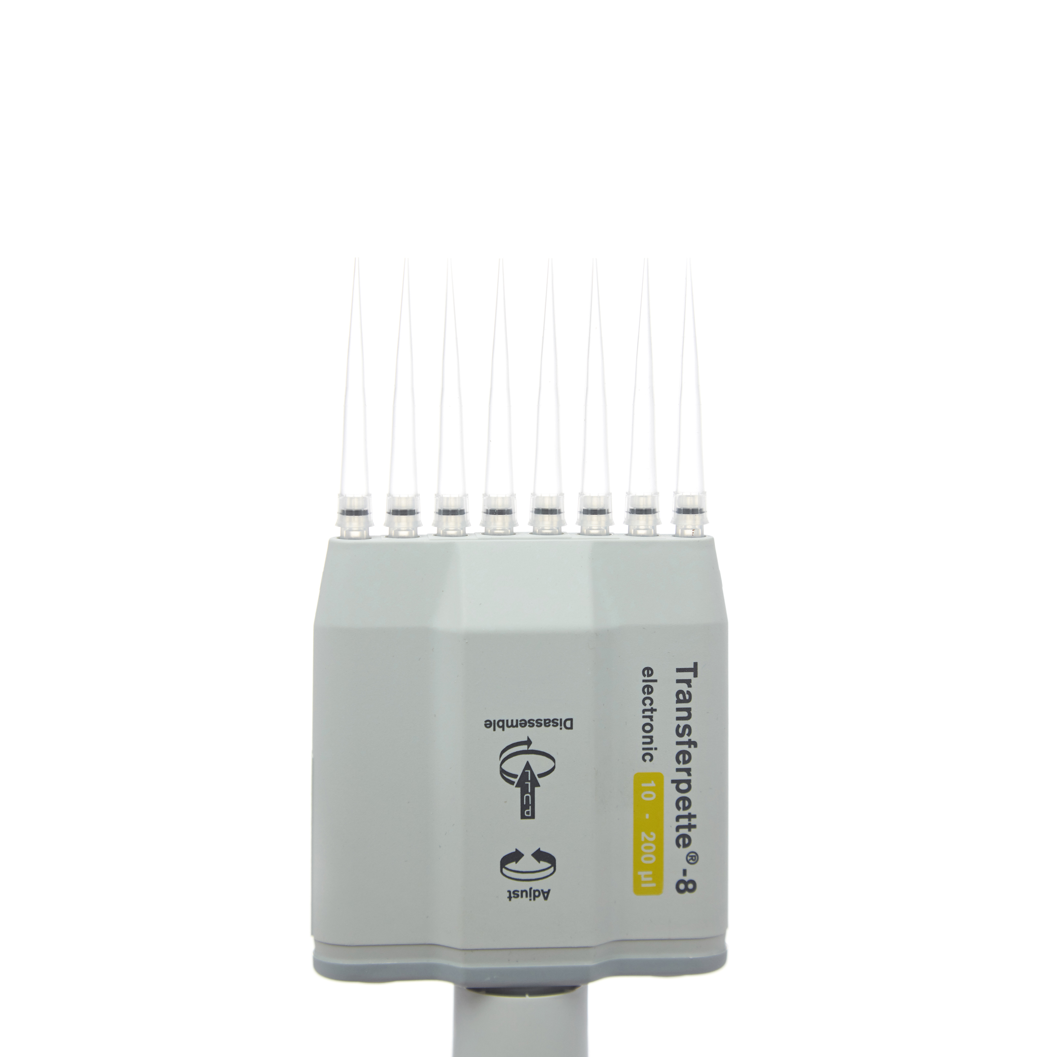 MICROPIPETA ELECTRÓNICA DE 10 A 200µL 8 CANALES. BRAND