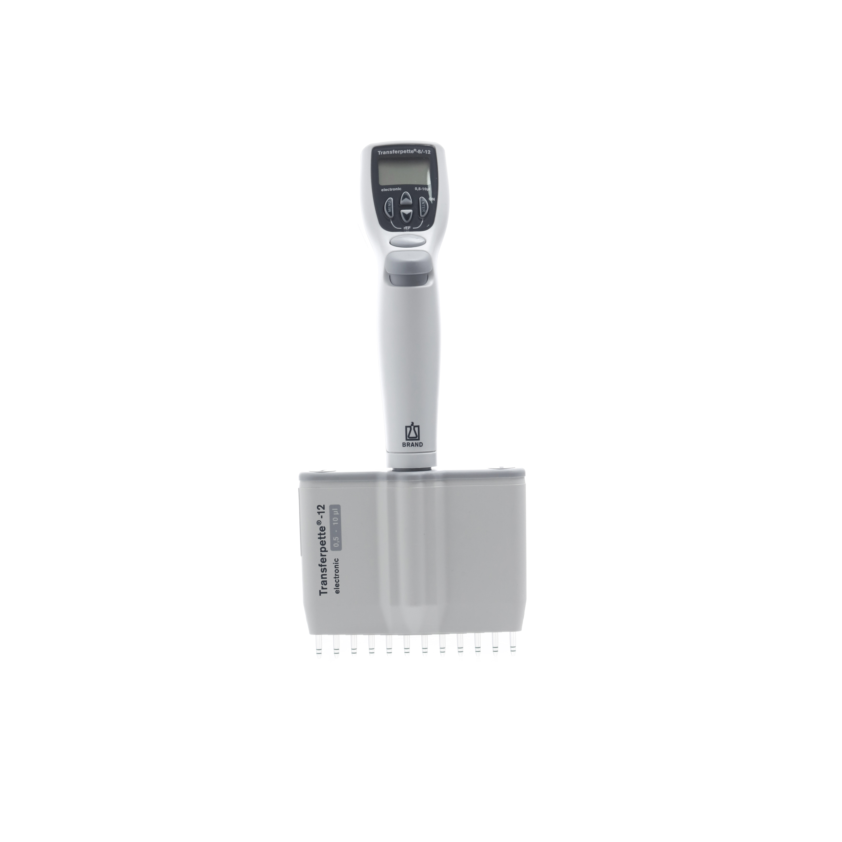 MICROPIPETA ELECTRÓNICA DE 0.5 A 10μL 12 CANALES. BRAND