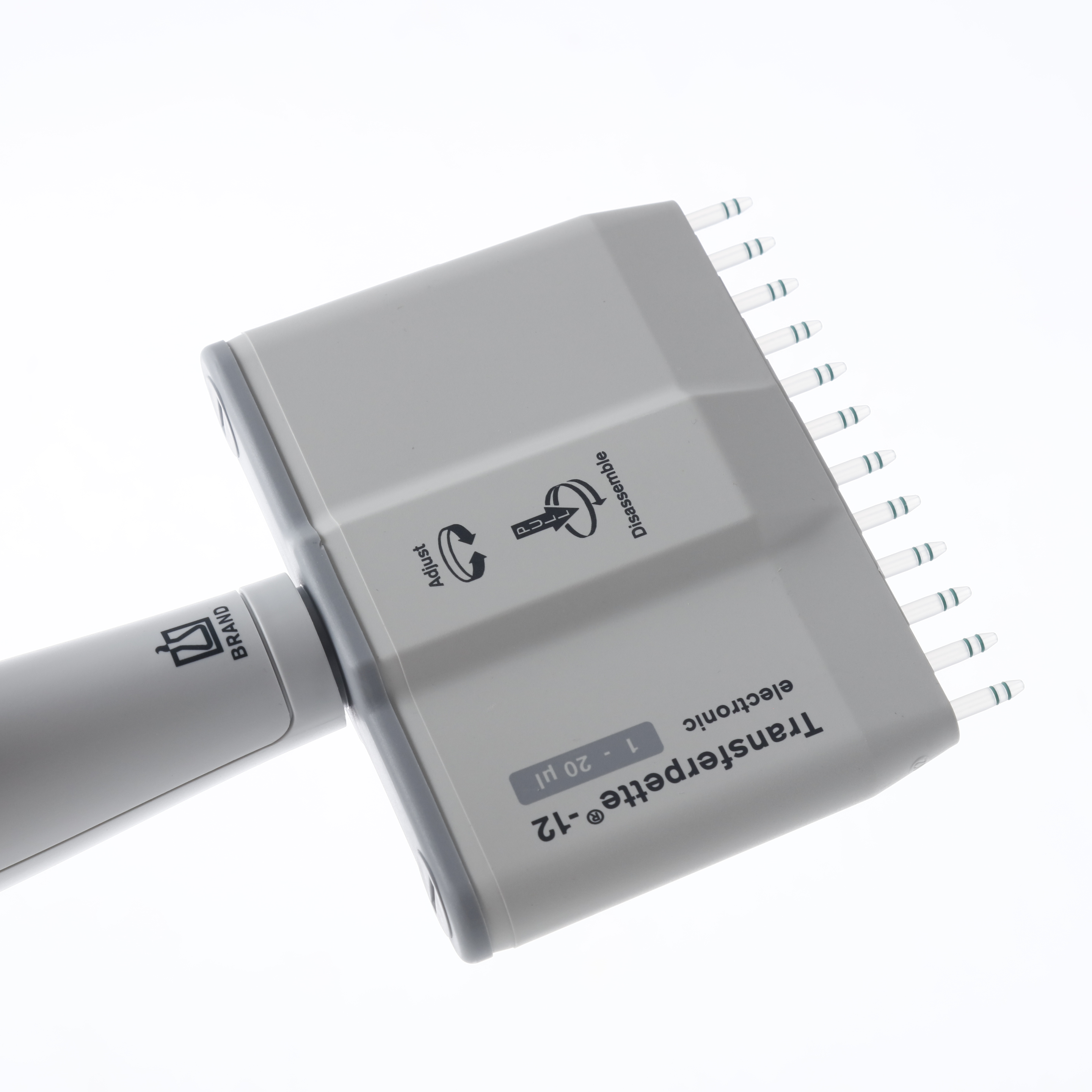 MICROPIPETA ELECTRÓNICA DE 1 A 20μL 12 CANALES. BRAND