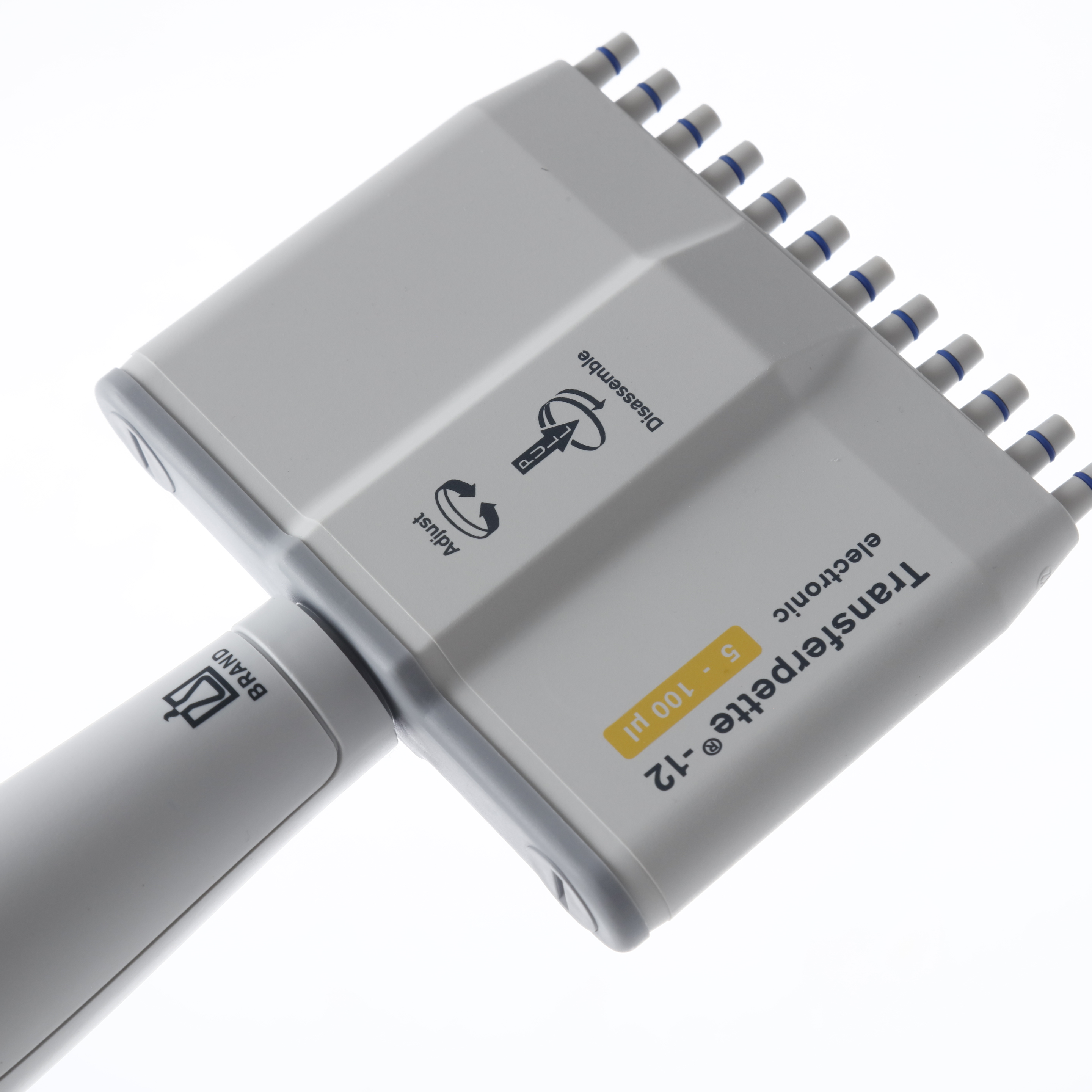 MICROPIPETA ELECTRÓNICA DE 5 A 100µL 12 CANALES. BRAND