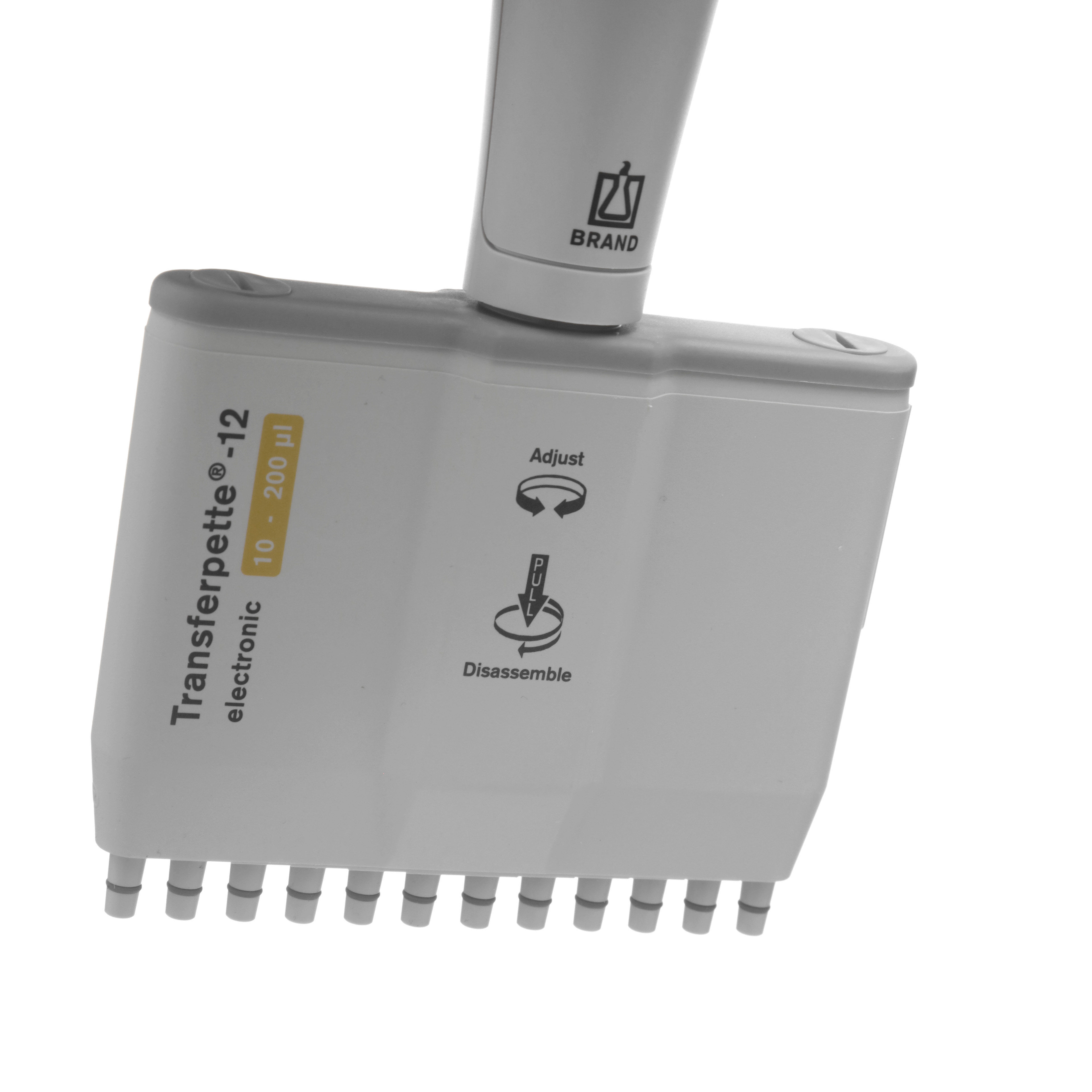 MICROPIPETA ELECTRÓNICA DE 10 A 200μL 12 CANALES. BRAND