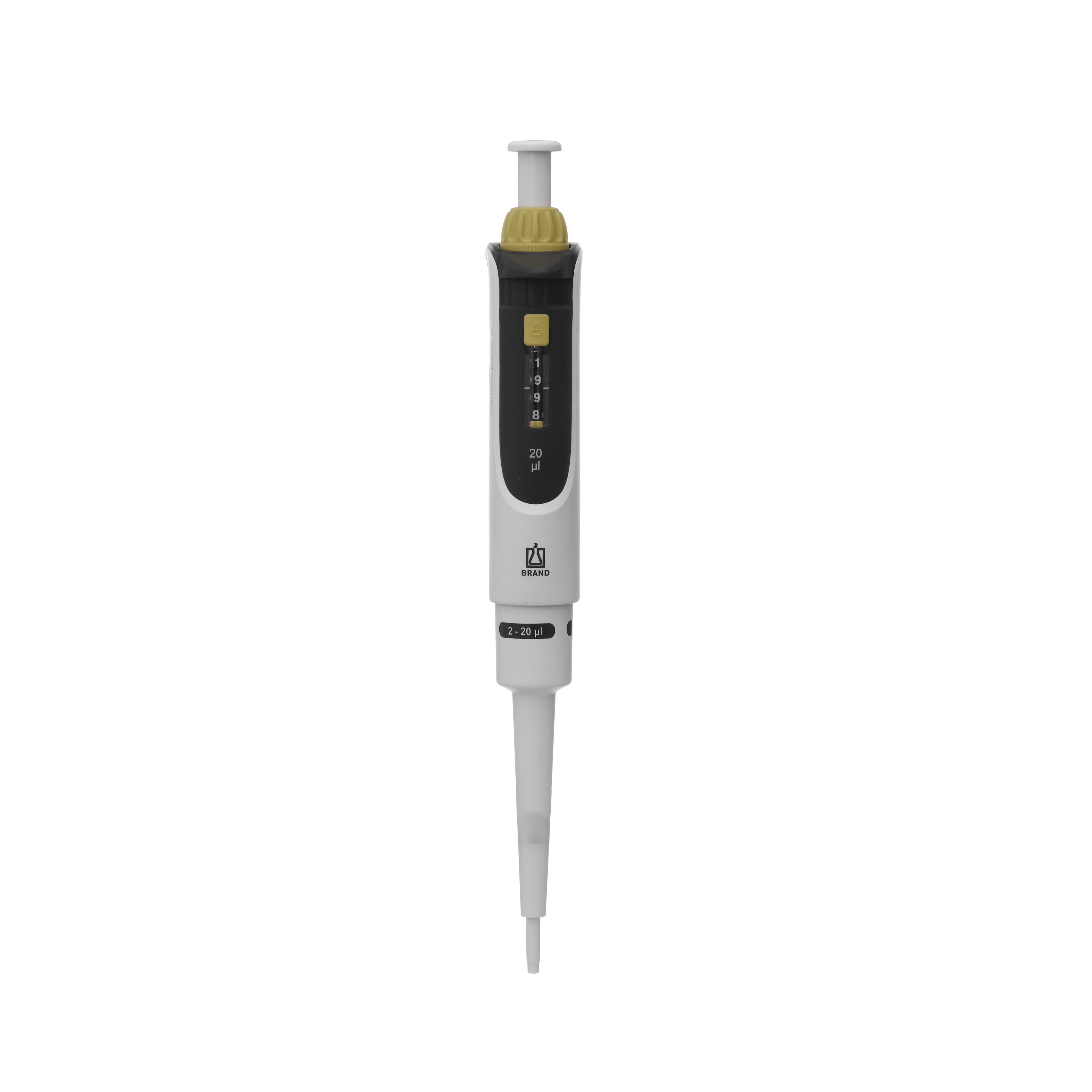 MICROPIPETA DE 2 a 20µL, VOLUMEN VARIABLE. BRAND