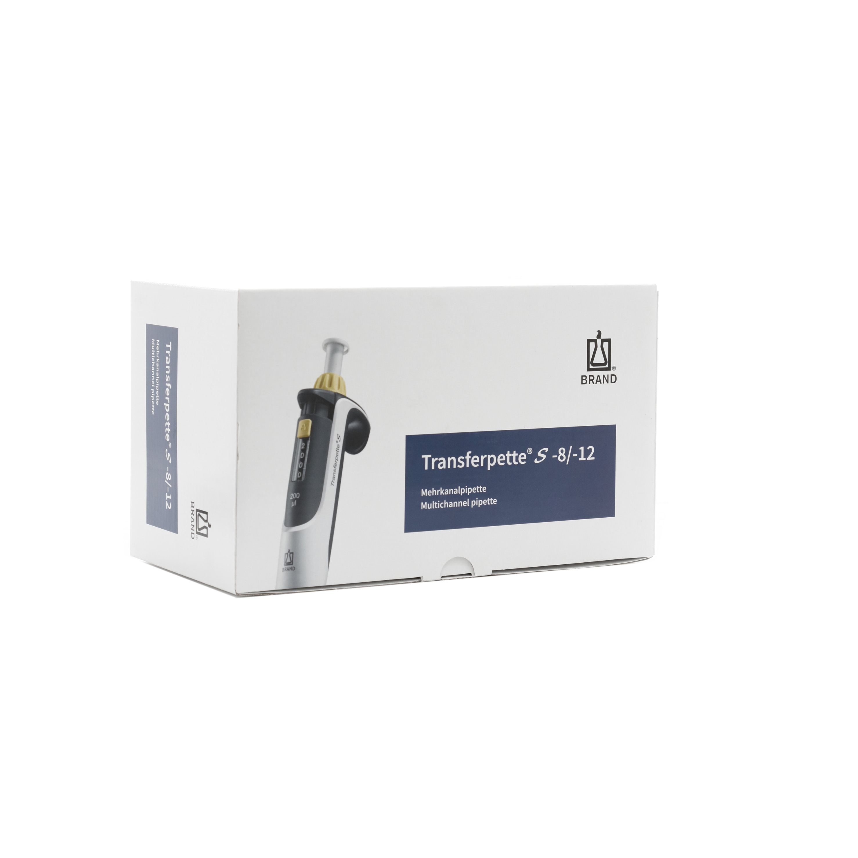 MICROPIPETA DE 0.5 A 10μL 8 CANALES. VOLUMEN VARIABLE. BRAND