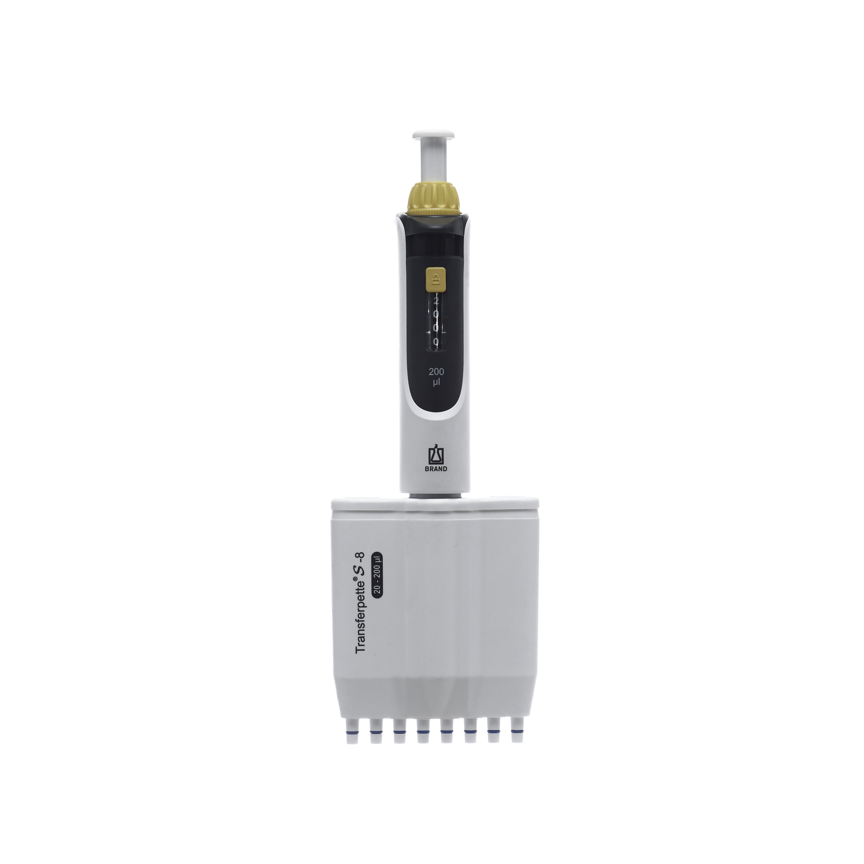 MICROPIPETA DE 20 A 200μL 8 CANALES. VOLUMEN VARIABLE. BRAND