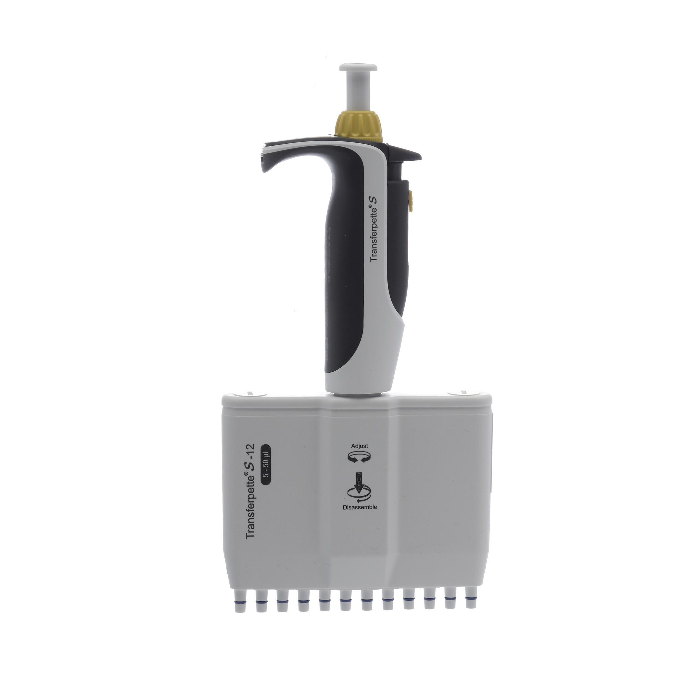 MICROPIPETA DE 0.5 A 50μL 12 CANALES. VOLUMEN VARIABLE. BRAND