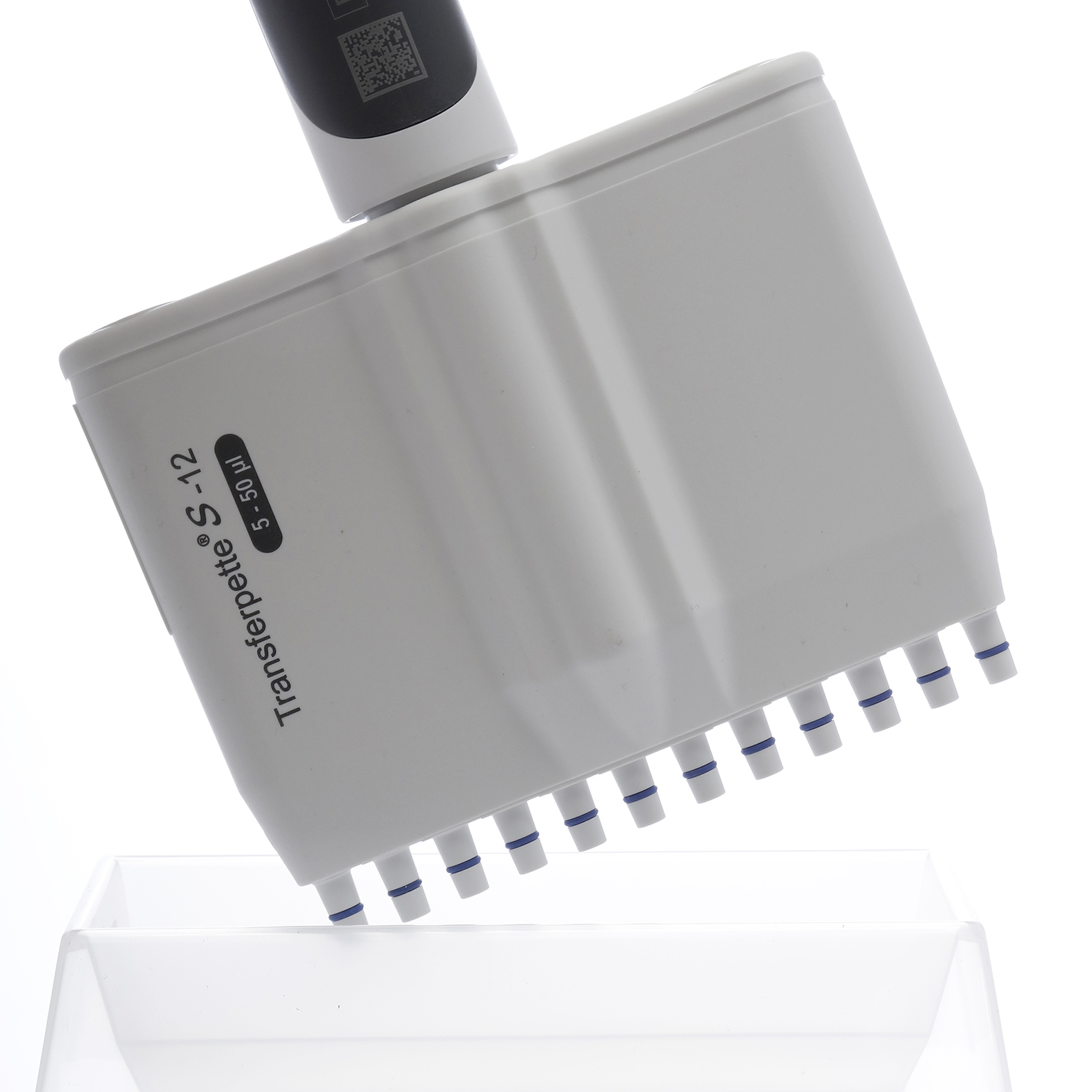 MICROPIPETA DE 0.5 A 50μL 12 CANALES. VOLUMEN VARIABLE. BRAND