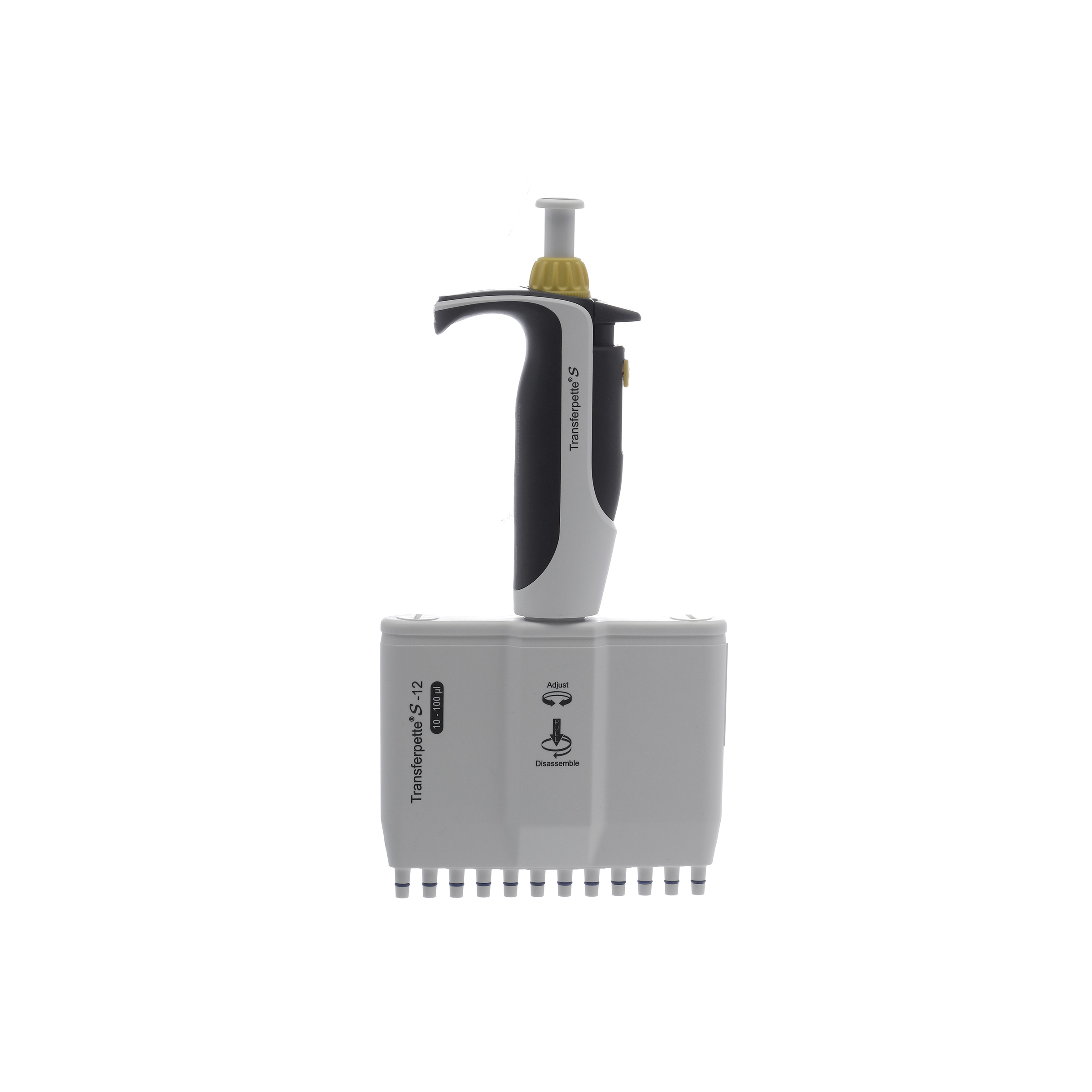 MICROPIPETA DE 10 A 100μL 12 CANALES. VOLUMEN VARIABLE. BRAND