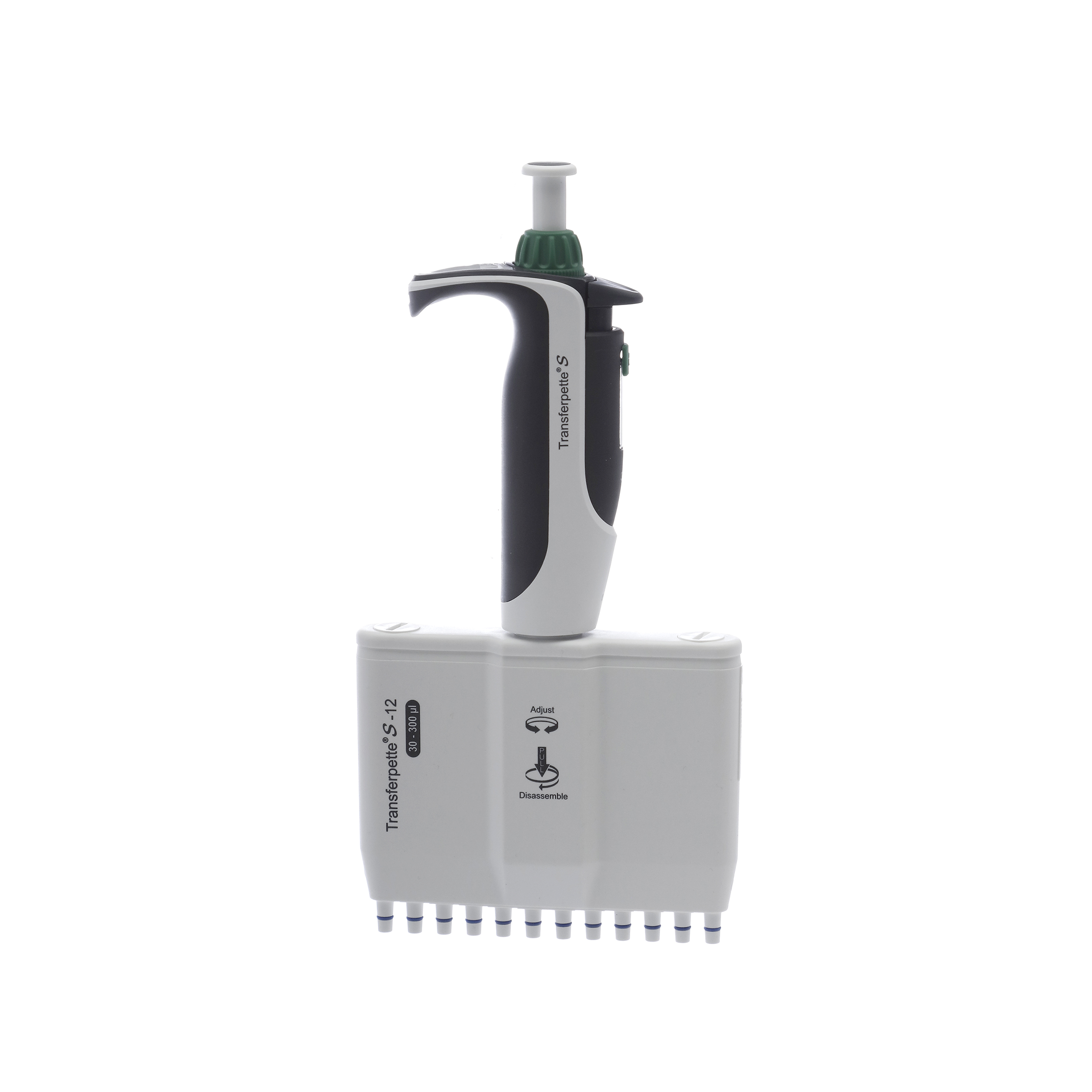 MICROPIPETA DE 30 A 300μL 12 CANALES. VOLUMEN VARIABLE. BRAND