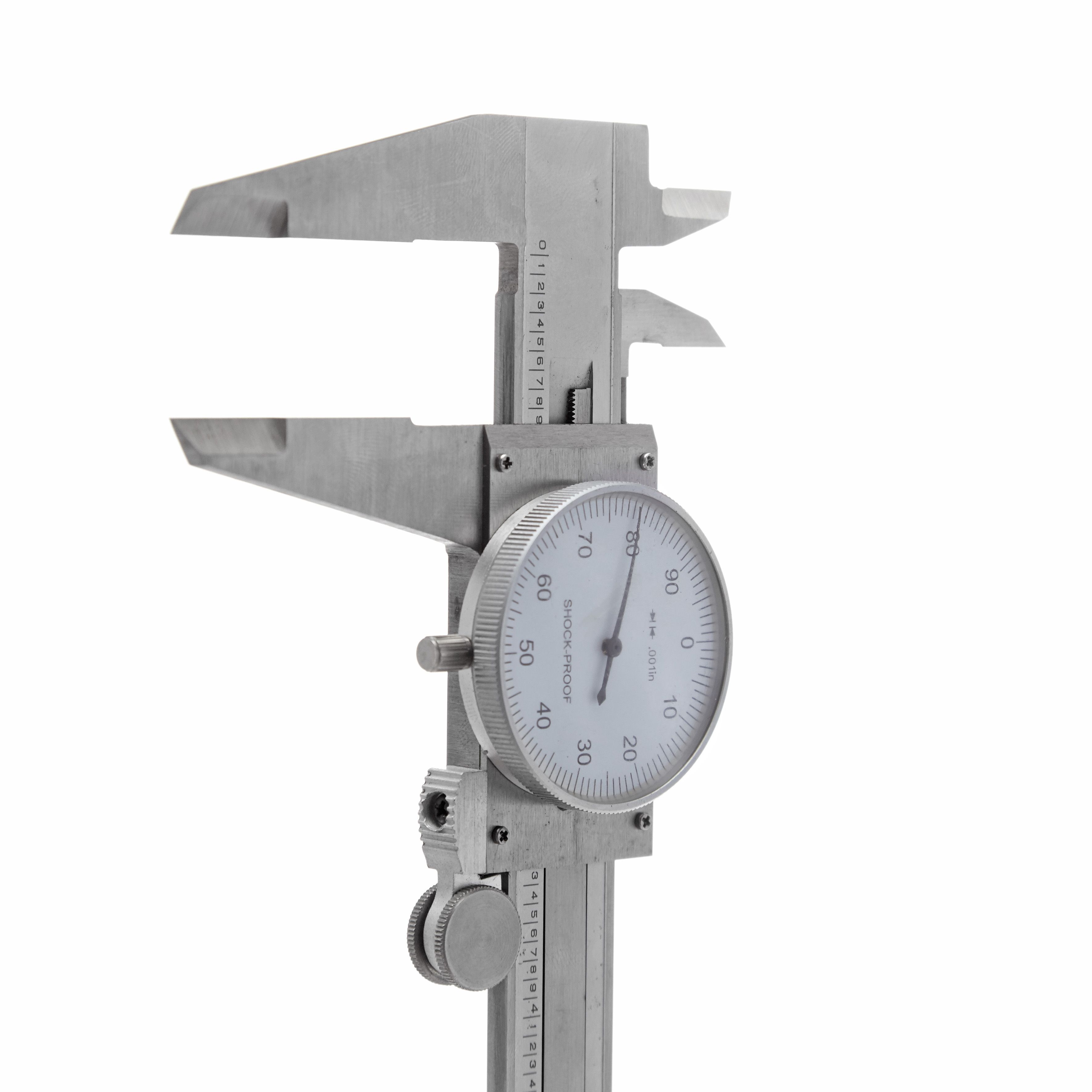 CALIBRADOR VERNIER DE 12". CARÁTULA REDONDA. CHE SCIENTIFIC