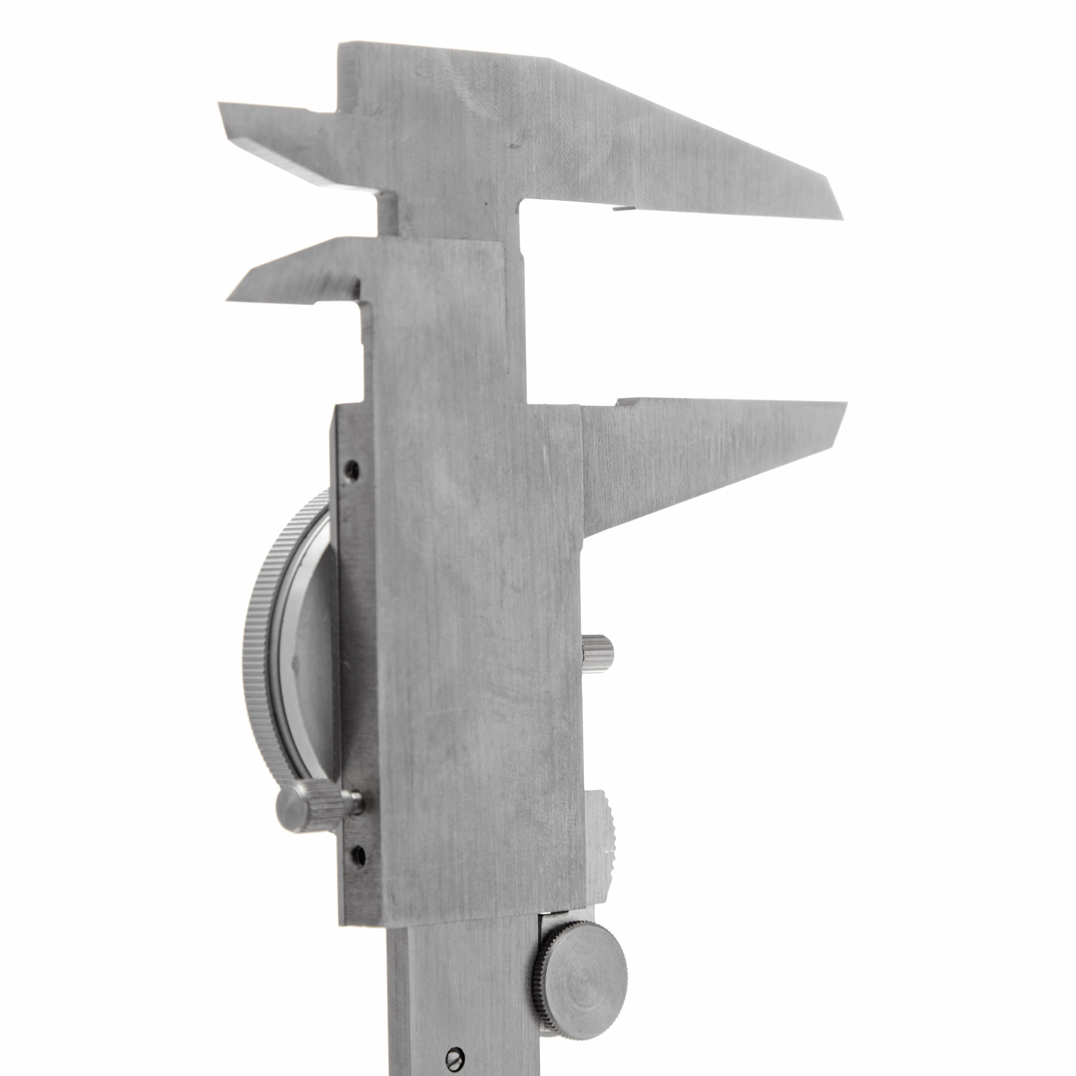 CALIBRADOR VERNIER DE 12". CARÁTULA REDONDA. CHE SCIENTIFIC
