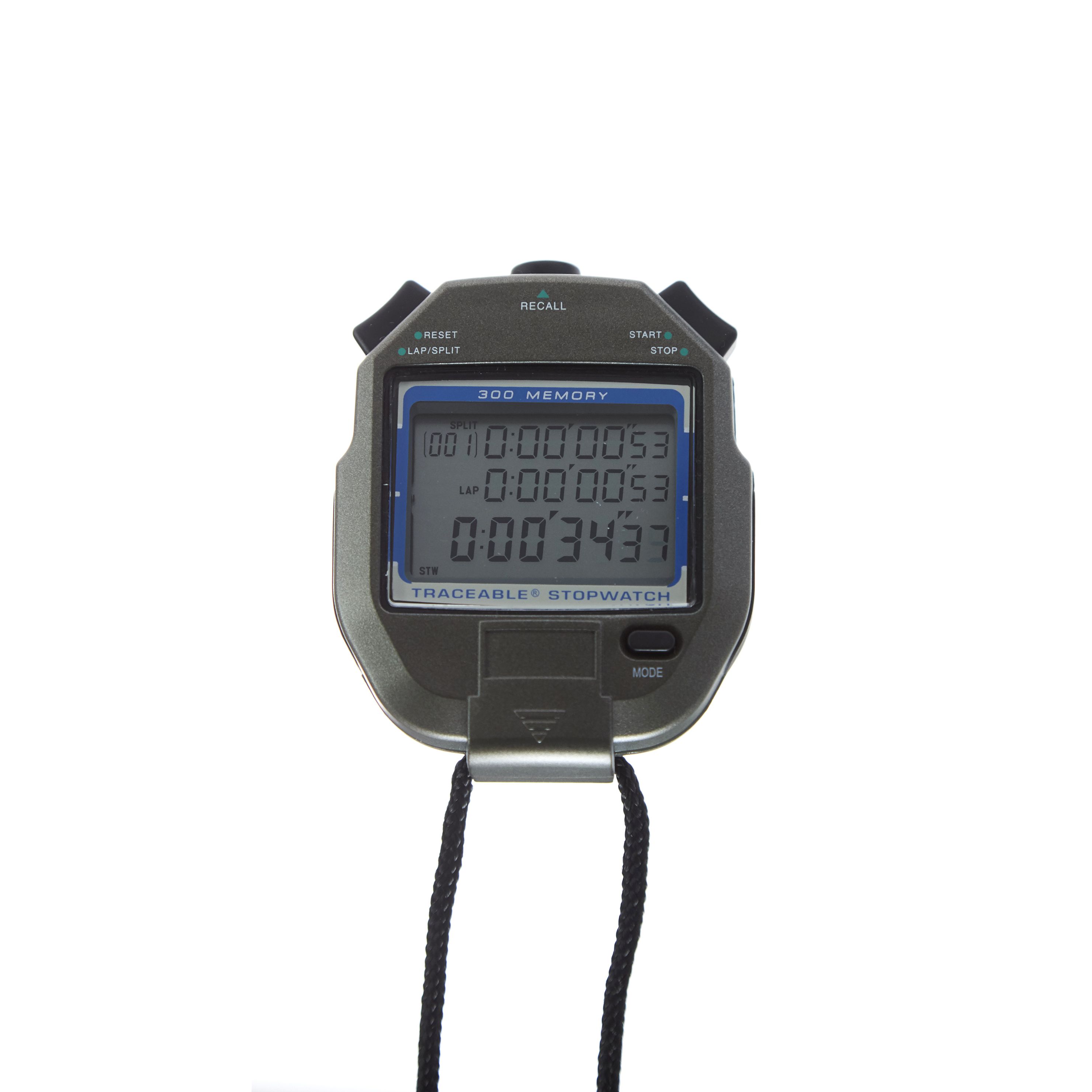 CRONÓMETRO CON 300 MEMORIAS TRACEABLE. CONTROL COMPANY