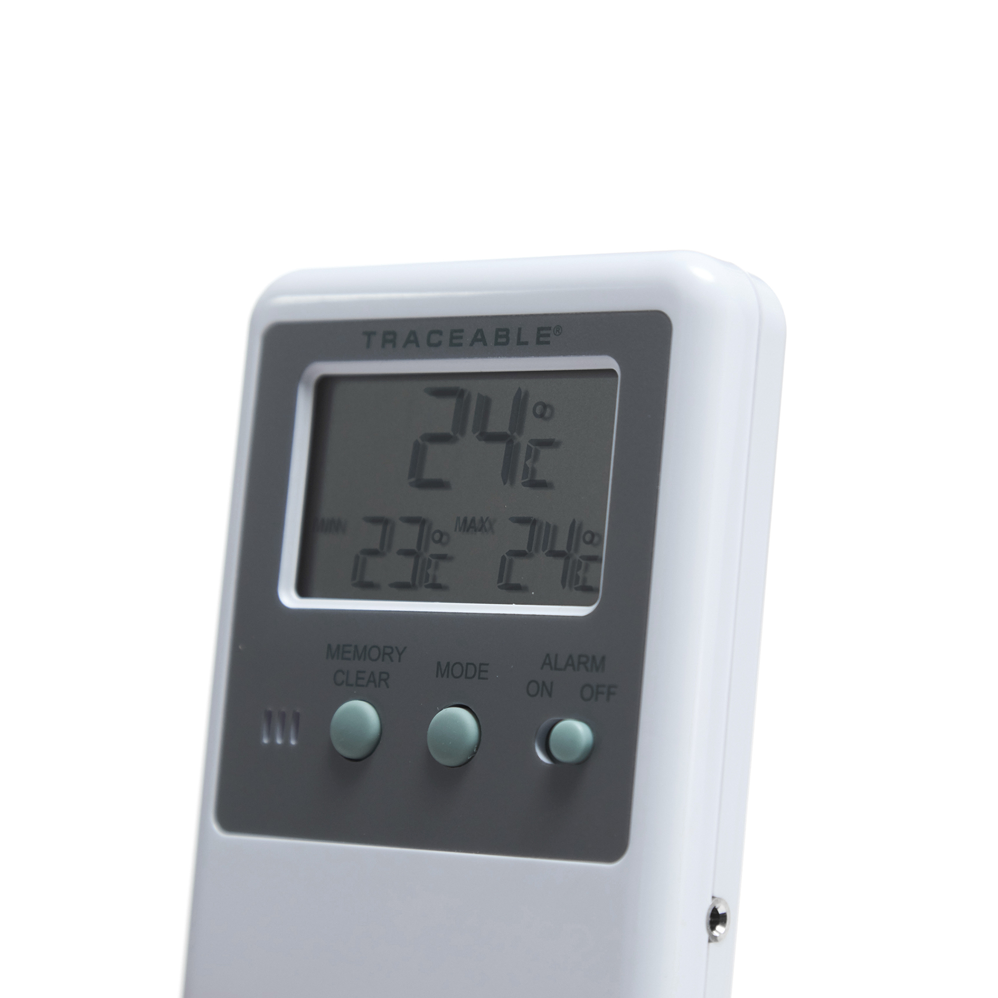 TERMÓMETRO DIGITAL DE -50 A 70°C PARA REFRIGERADOR Y CONGELADOR TRACEABLE. CON FRASCO DE VACUNA. CONTROL COMPANY