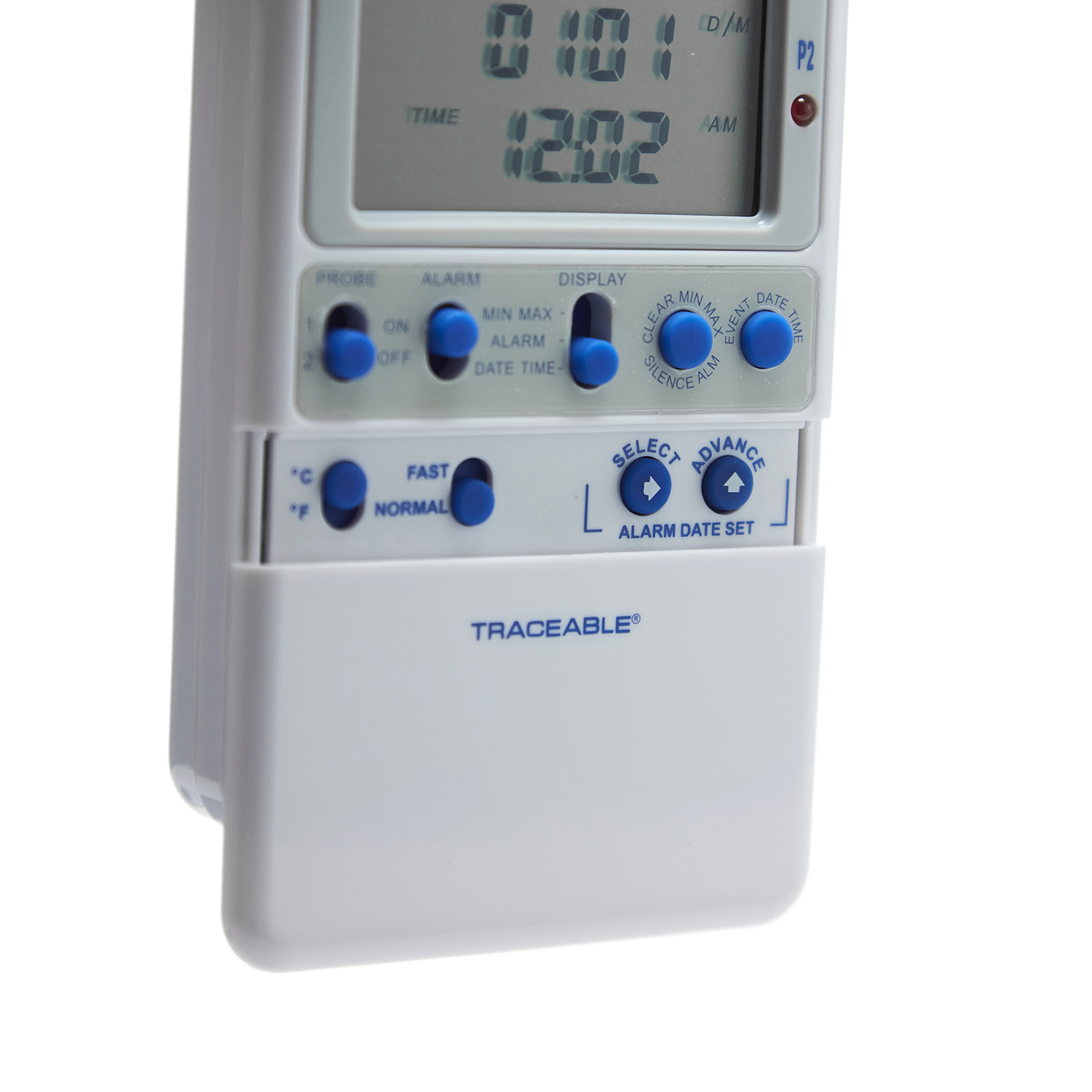 TERMÓMETRO DIGITAL DE -50 A 70°C DE ALTA PRECISIÓN PARA REFRIGERADOR Y CONGELADOR TRACEABLE. CON FRASCO DE VACUNA. CONTROL COMPANY