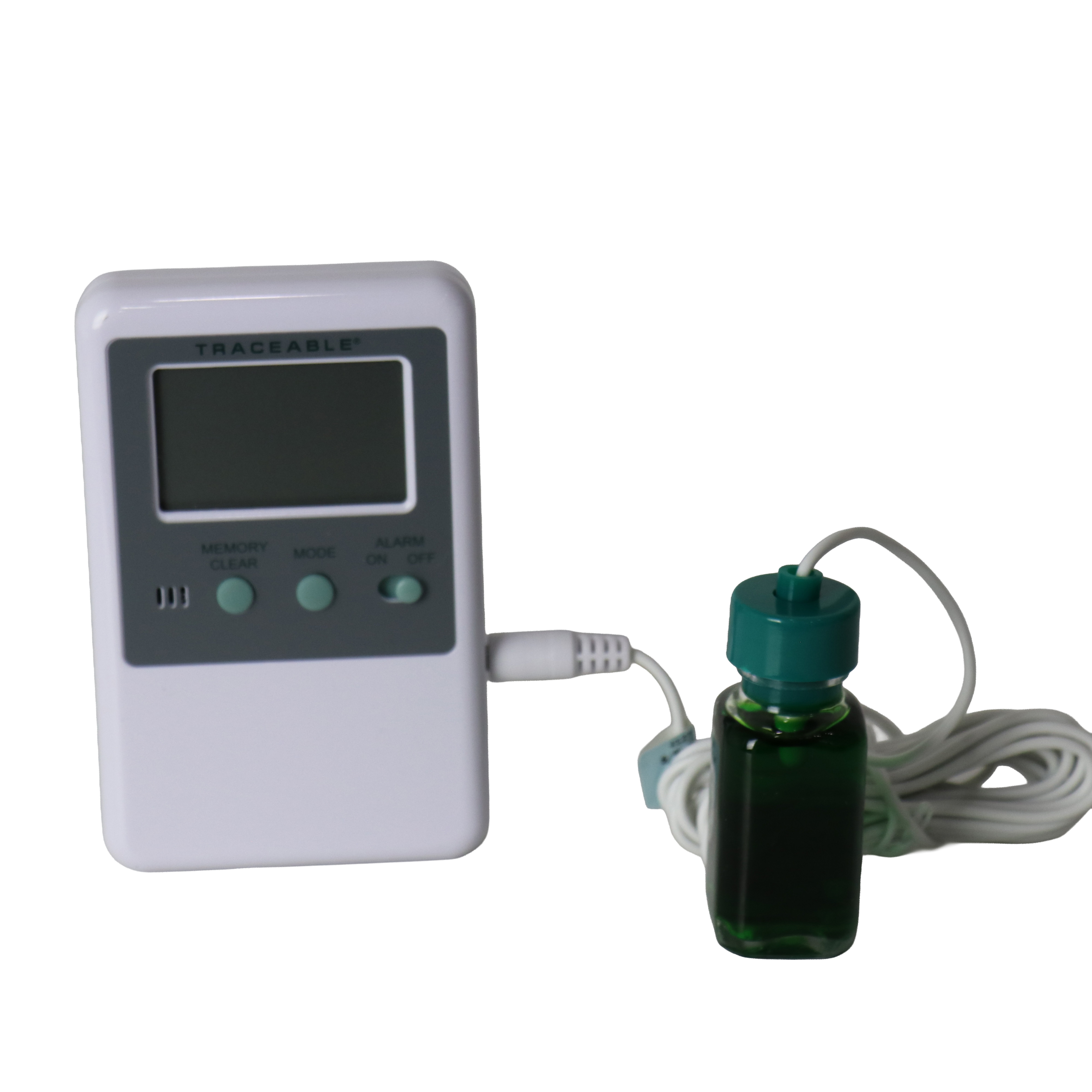 TERMÓMETRO DIGITAL DE -50 A 70 °C, CON SONDA EN BOTELLA PARA REFRIGERADOR Y CONGELADOR. CONTROL COMPANY