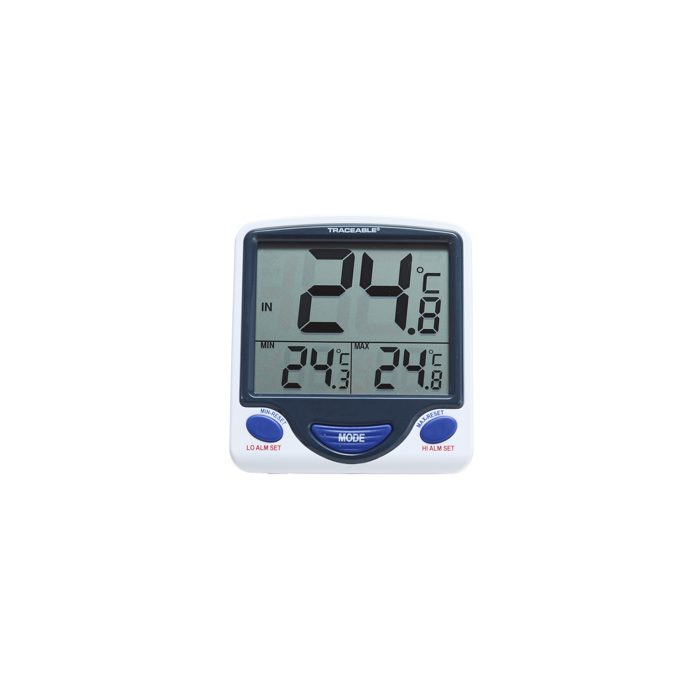 TERMÓMETRO DIGITAL DE -50 A 70°C JUMBO PARA REFRIGERADOR Y CONGELADOR TRACEABLE. CON FRASCO. CONTROL COMPANY