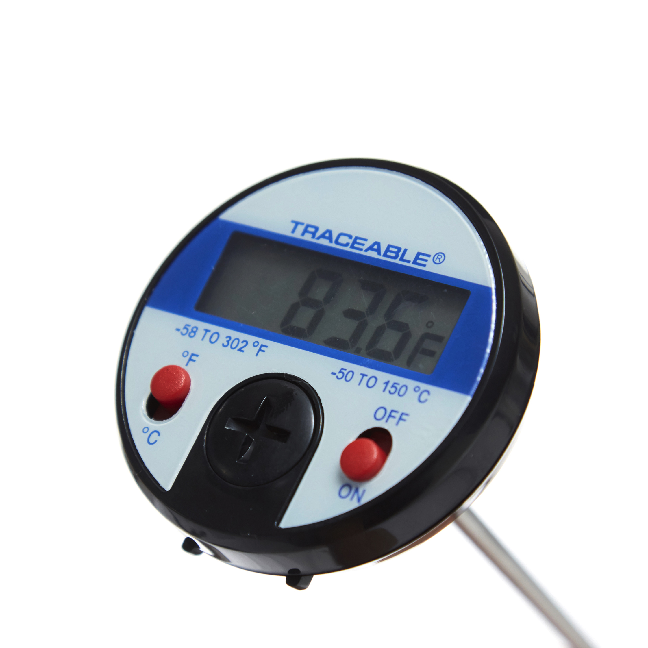 TERMÓMETRO DIGITAL DE -50 A 150°C TRACEABLE. VÁSTAGO DE 13.3cm. CONTROL COMPANY